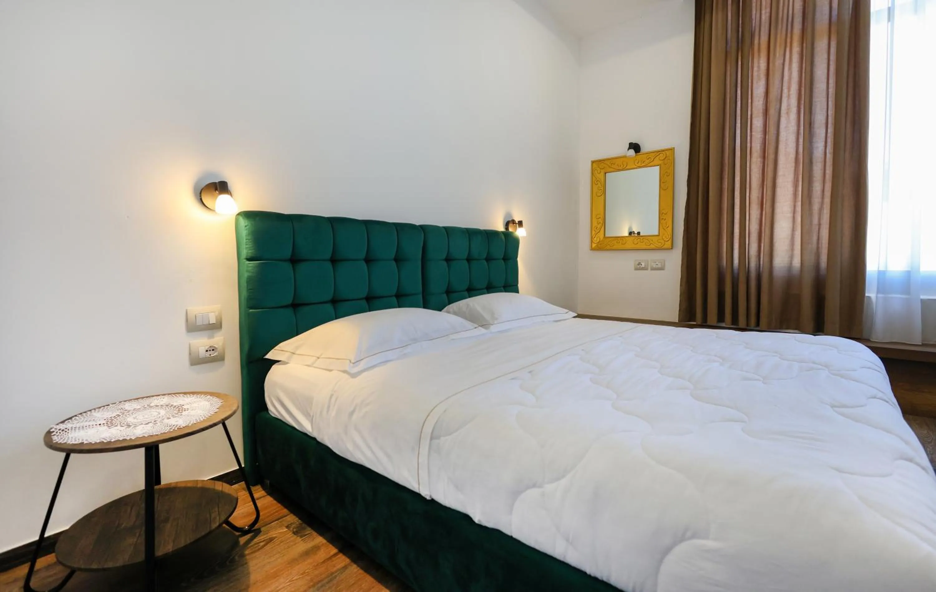 Bed in Hotel Republika Berat