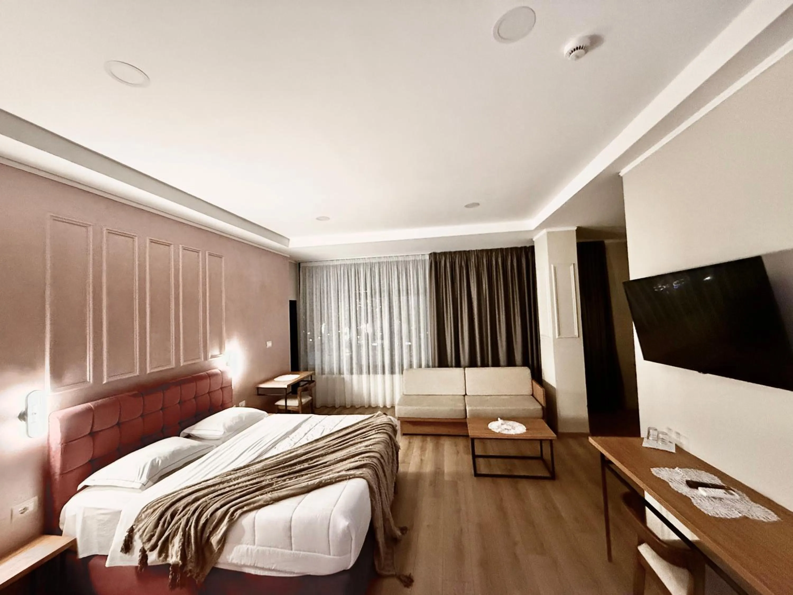 Bed in Hotel Republika Berat