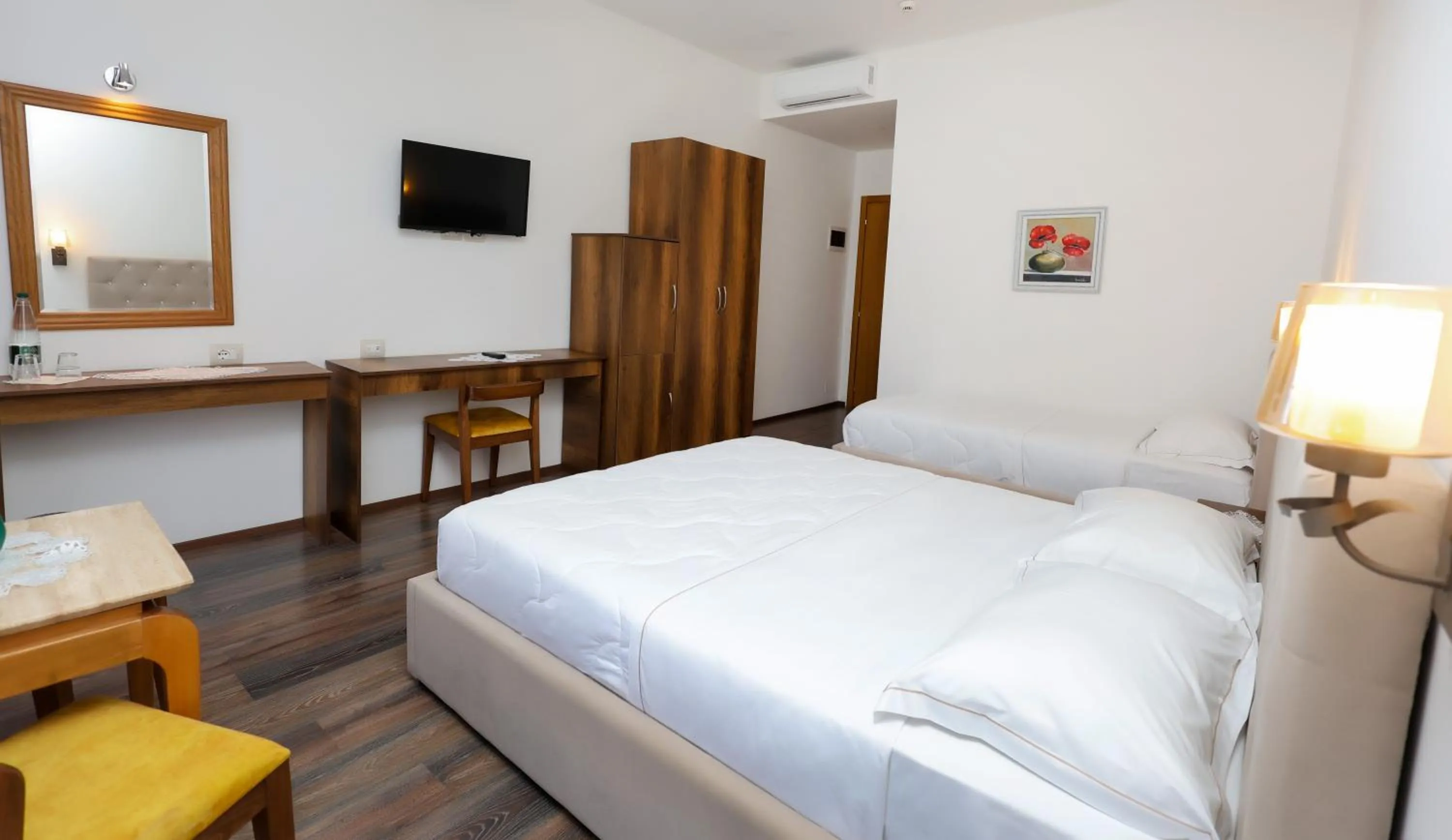 Bed in Hotel Republika Berat