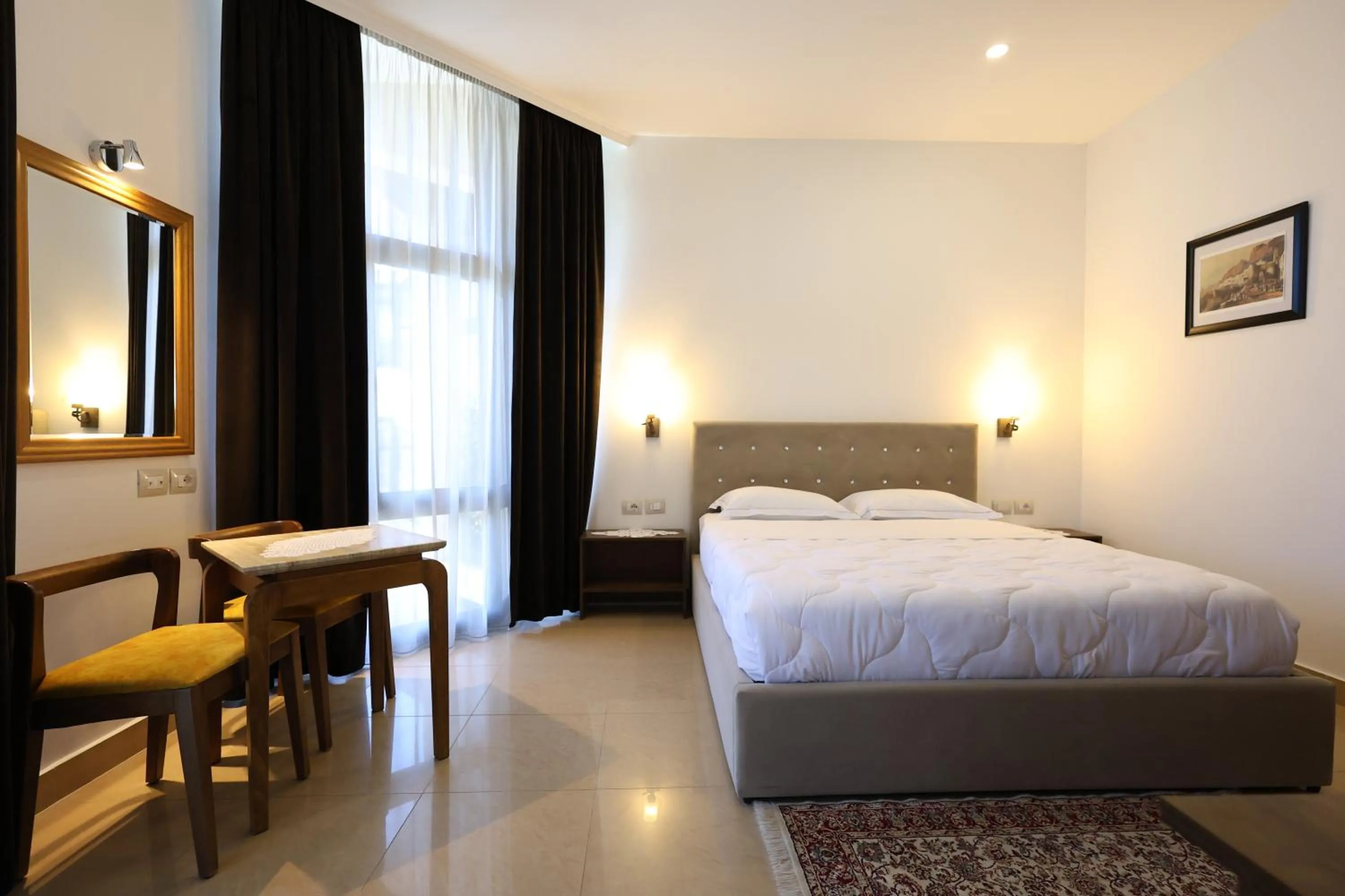 Bed in Hotel Republika Berat
