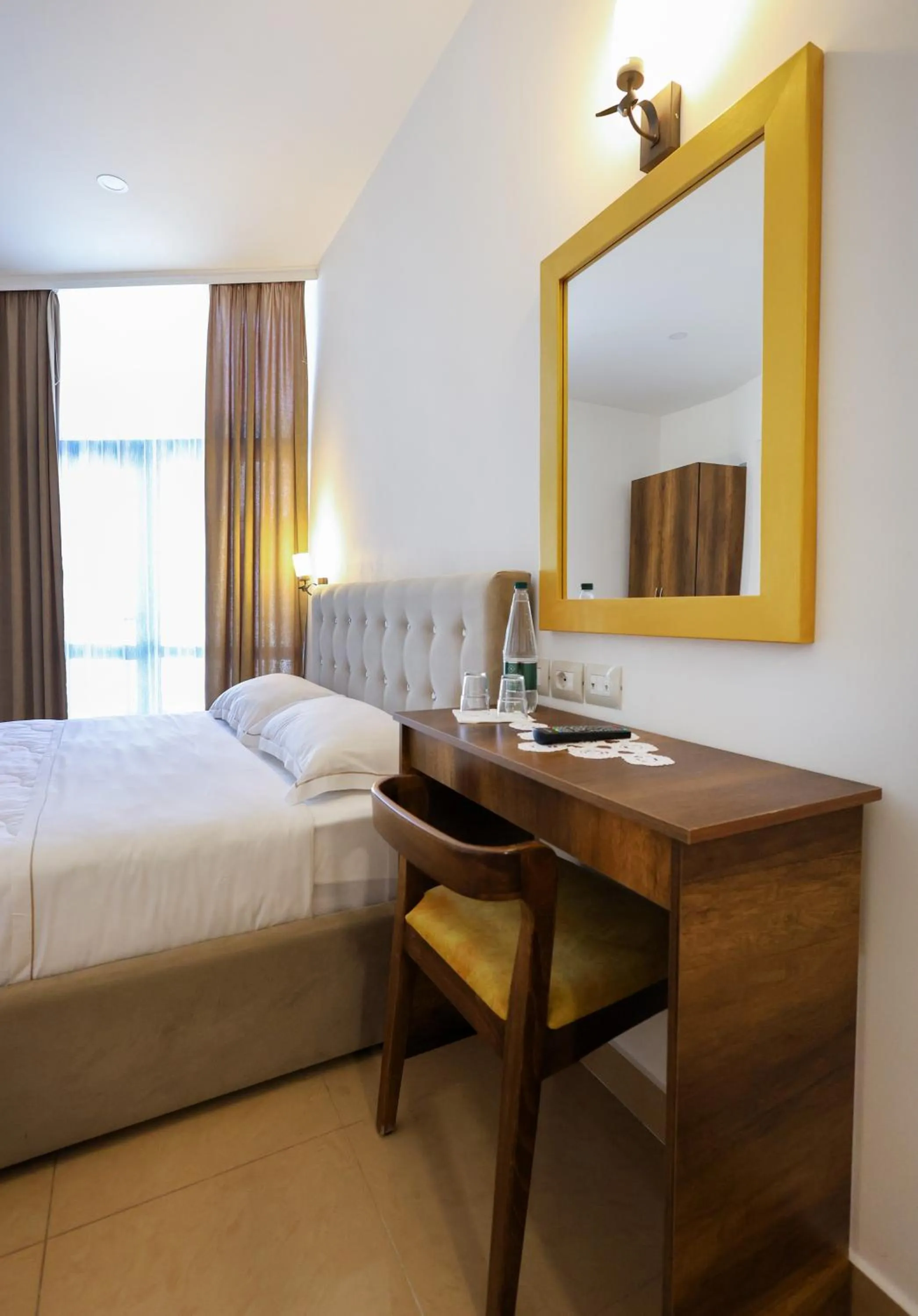 Bed in Hotel Republika Berat