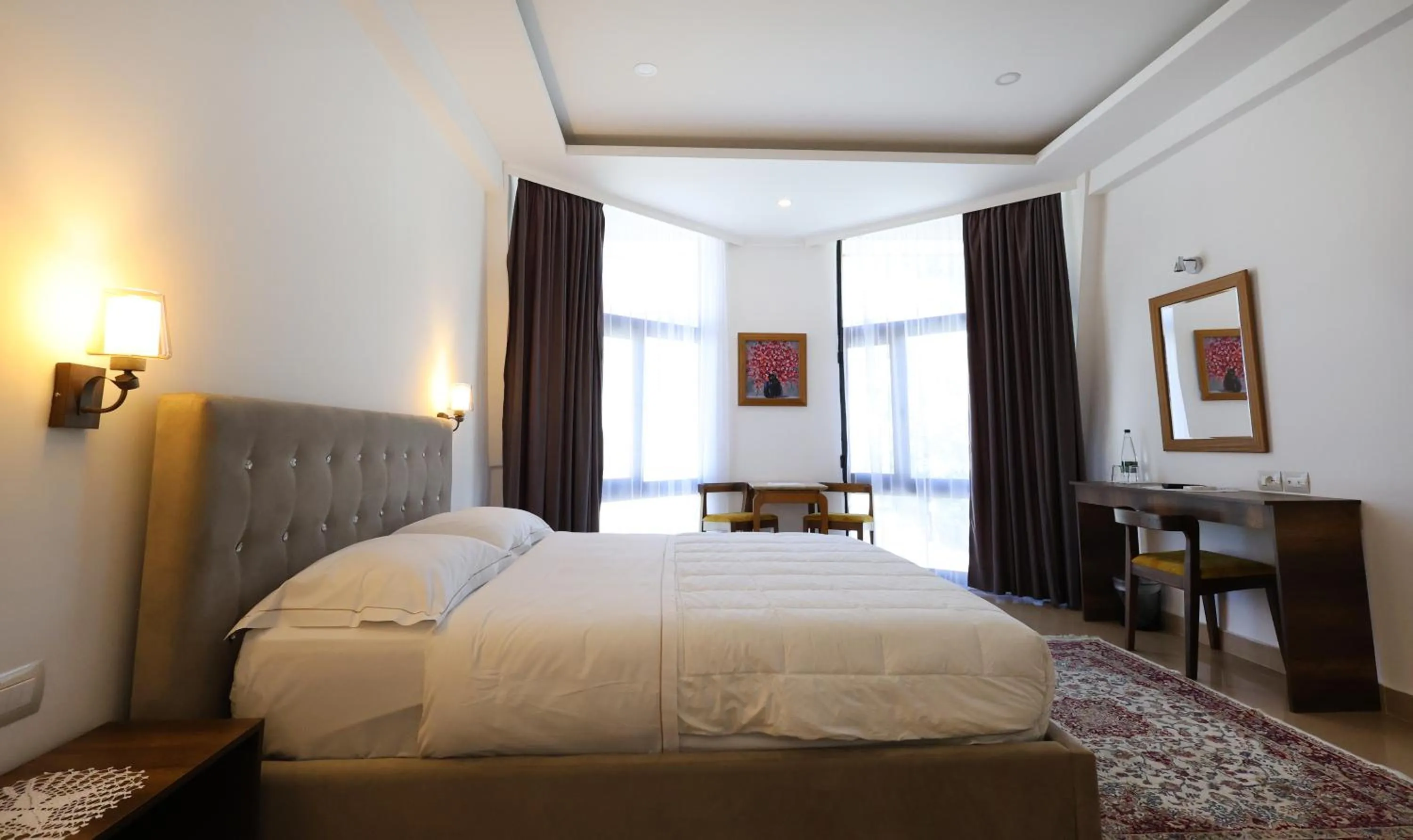 Bed in Hotel Republika Berat