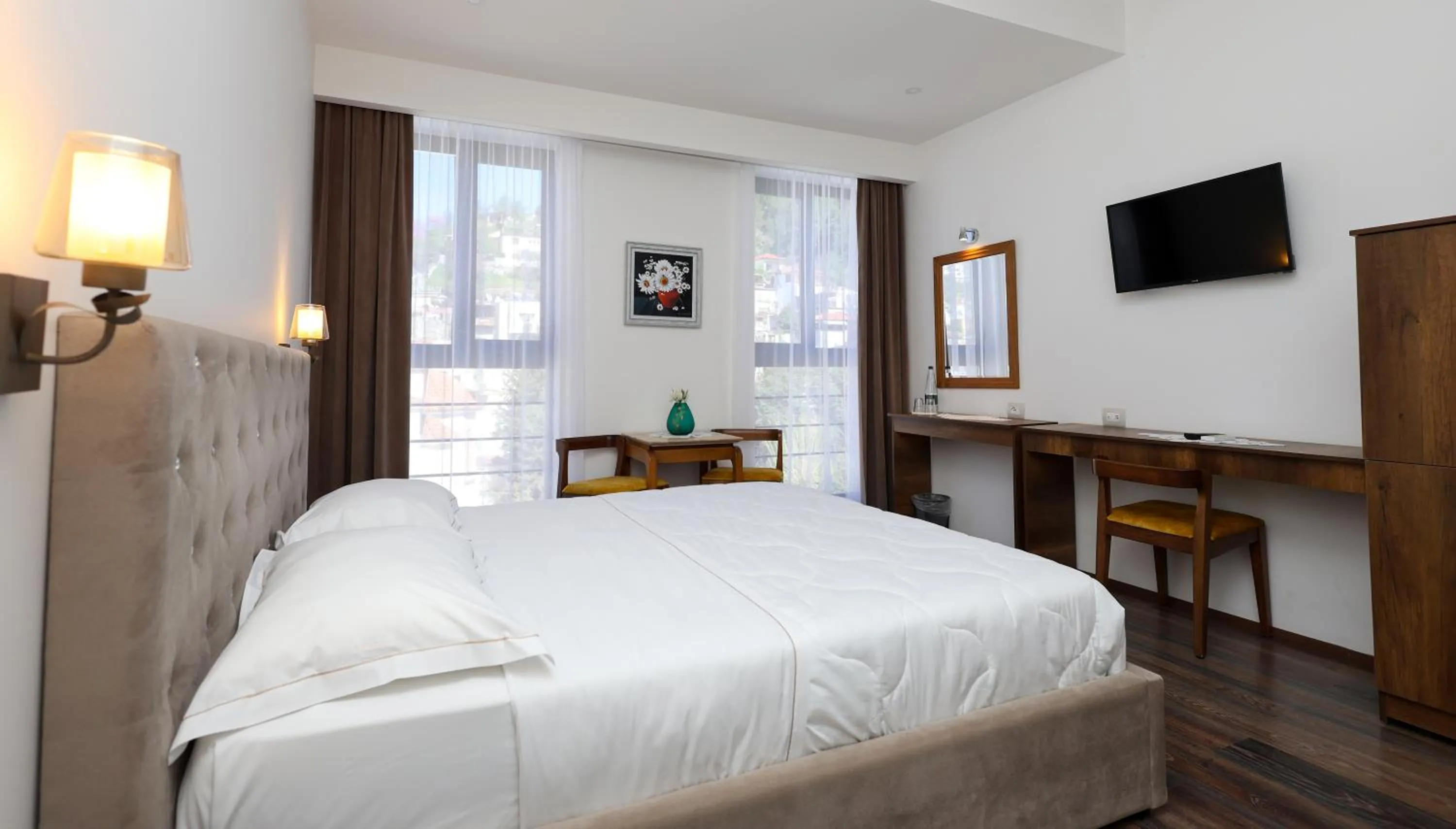 Bed in Hotel Republika Berat