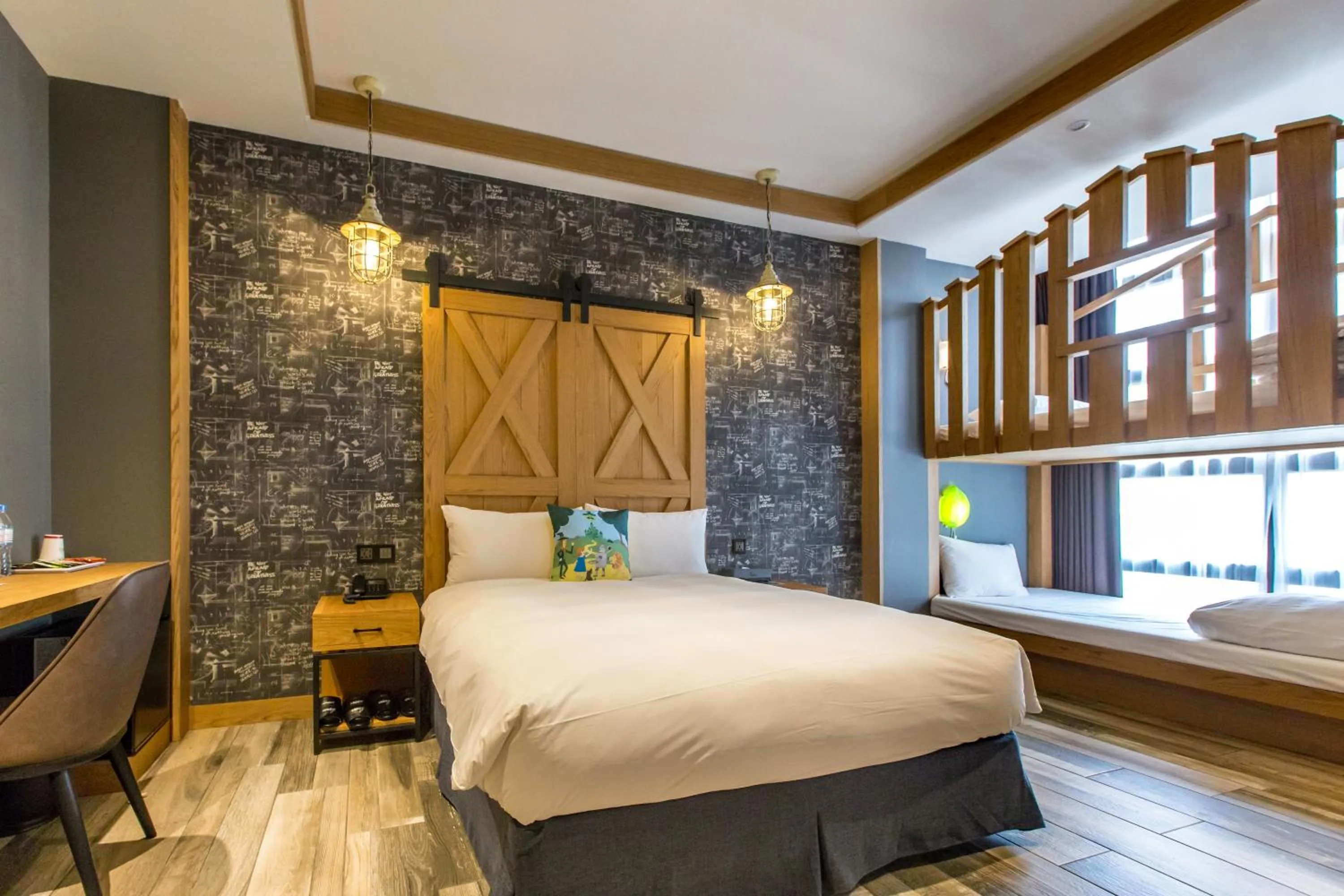 Bed in Norway Forest Travel hotel 3 Taichung