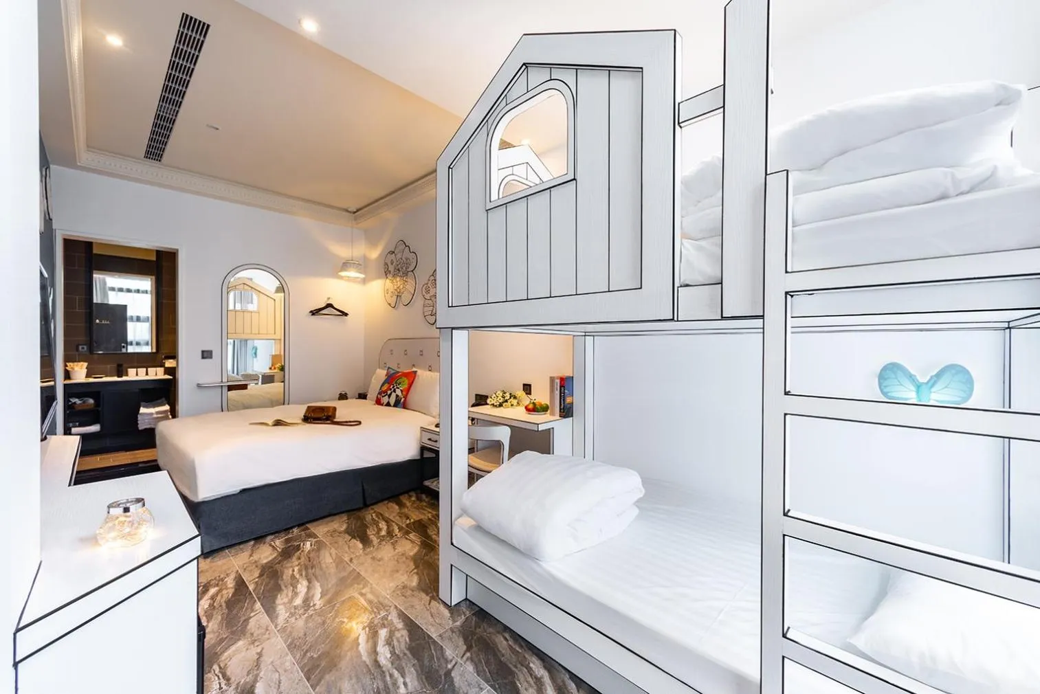 Bed in Norway Forest Travel hotel 3 Taichung