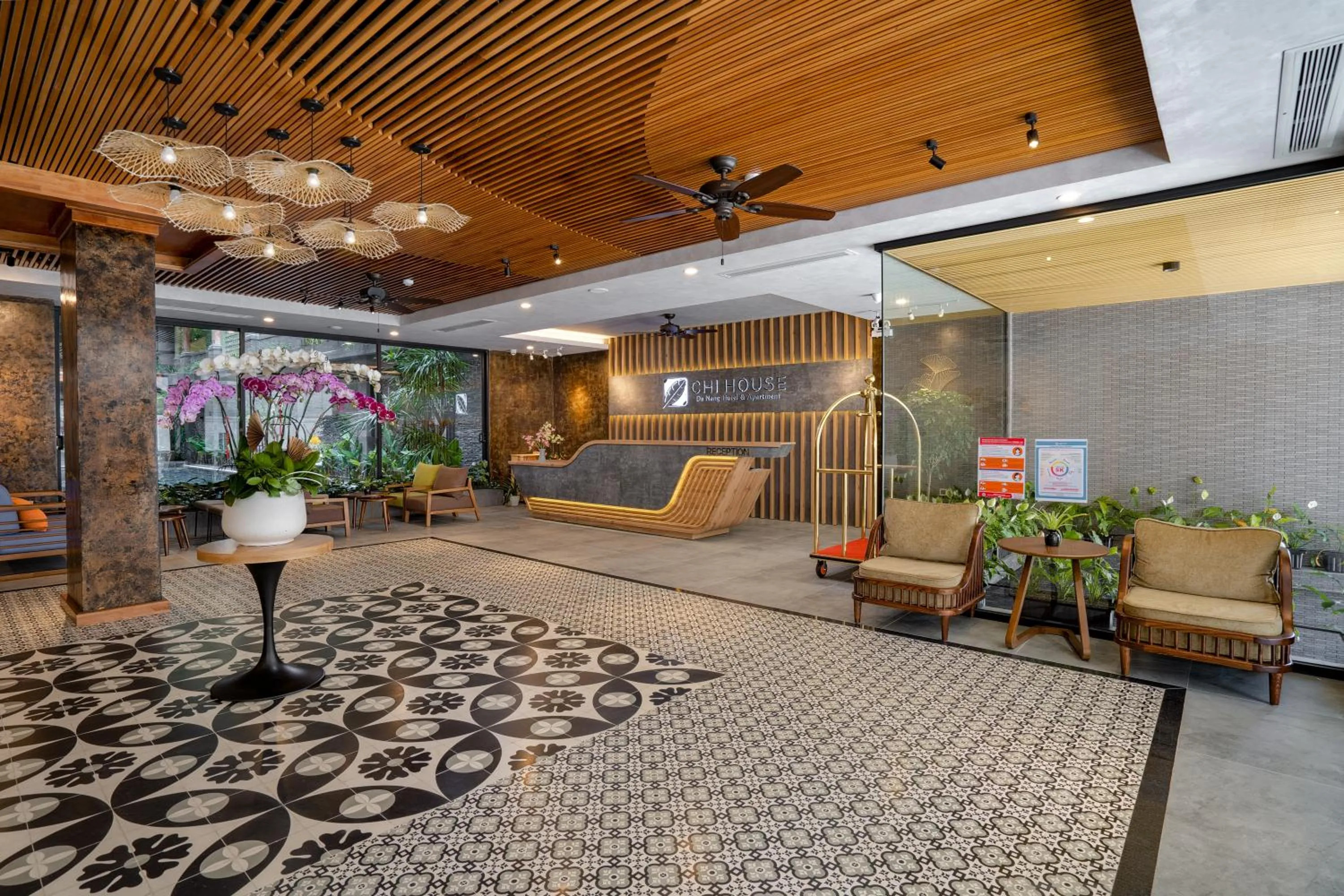 Lobby or reception in Chi House Danang Hotel and Apartment