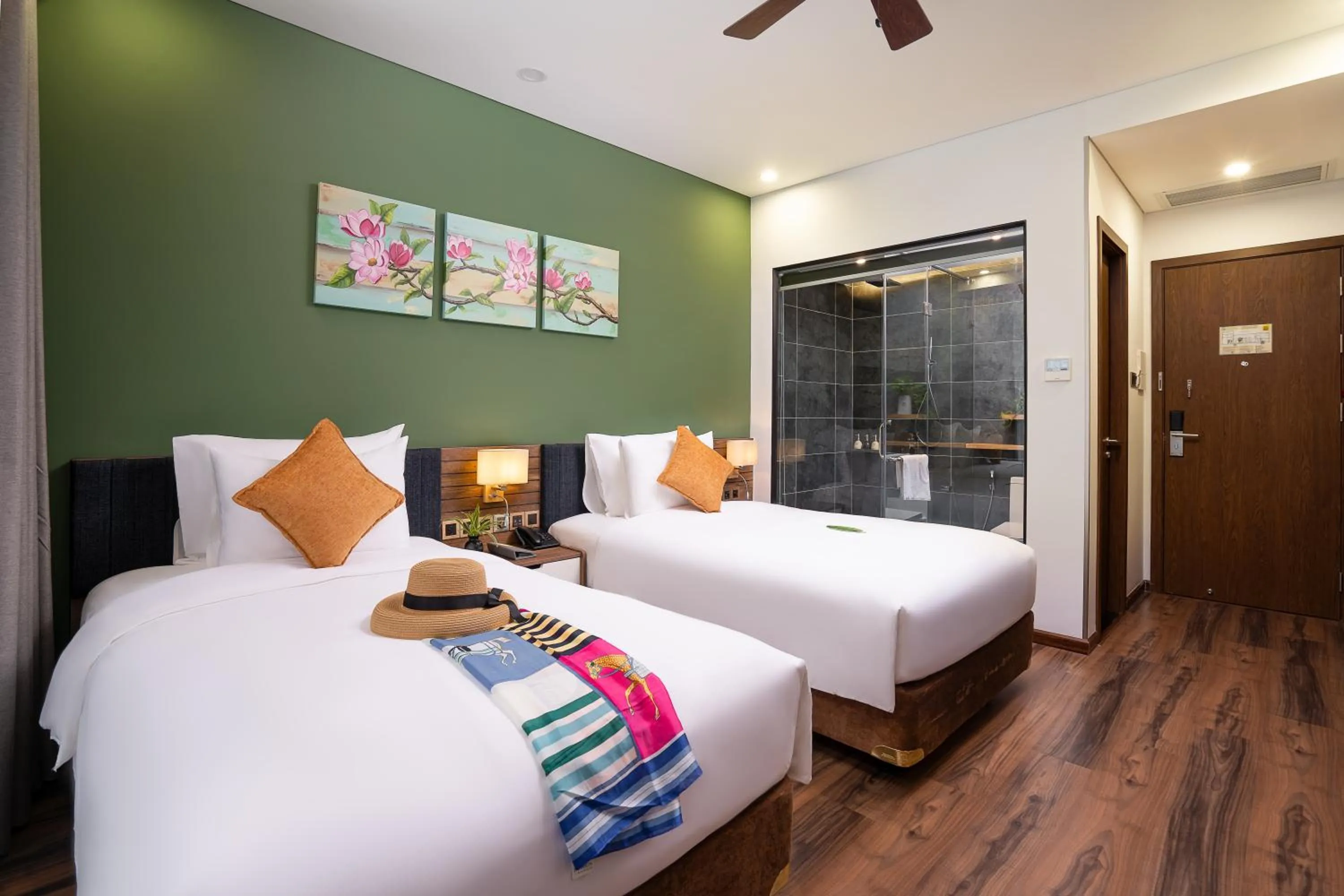 Bed in Chi House Danang Hotel and Apartment