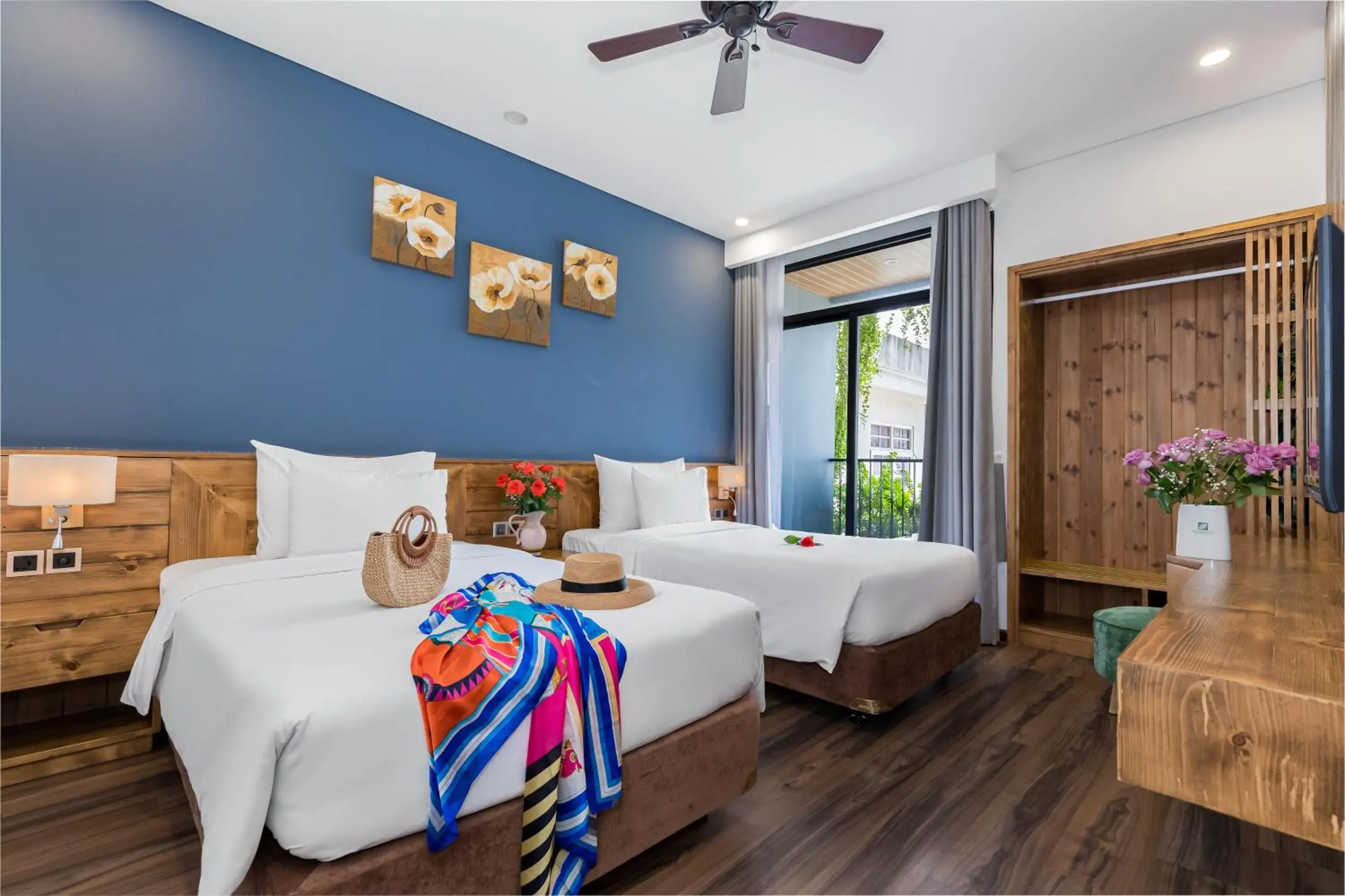 2-Bedroom Junior Apartment with Balcony City View in Chi House Danang Hotel and Apartment 2-Bedroom Junior Apartment with Balcony City View in Chi House Danang Hotel and Apartment