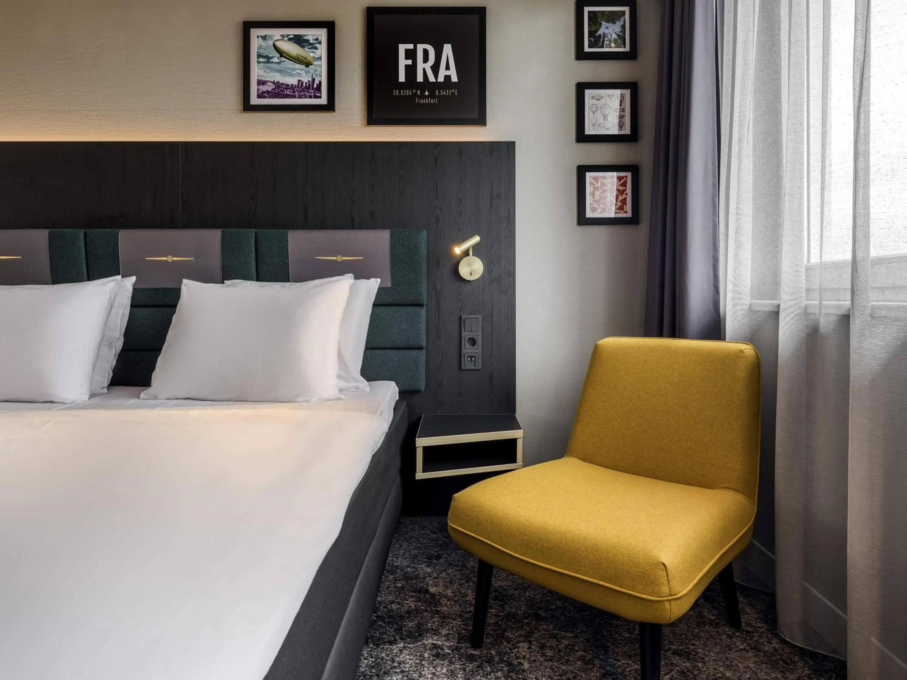 Bedroom, Bed in Mercure Neu-Isenburg