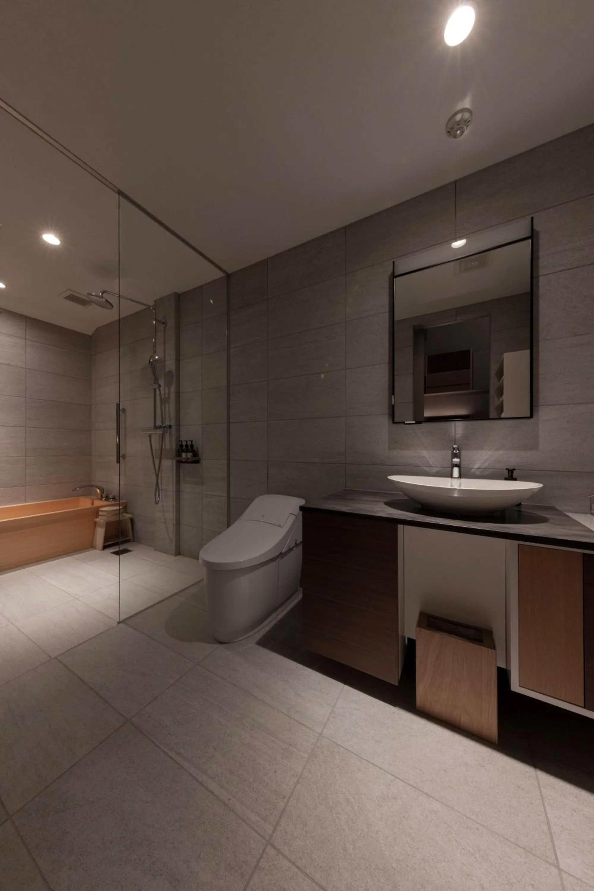 Shower in Condominium ISHITEI Furano