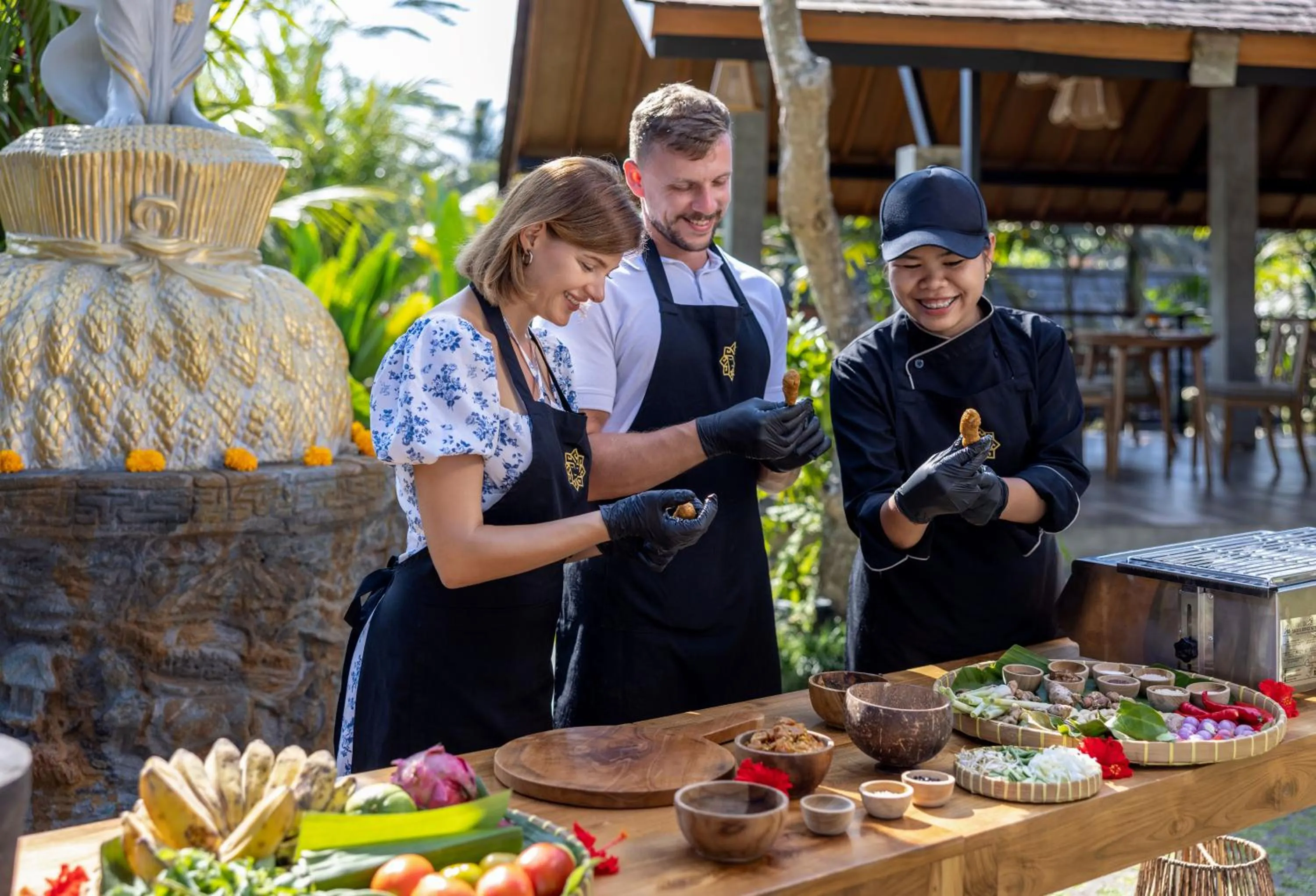 Restaurant/places to eat in Lasamana Villas Ubud by GenuineHost