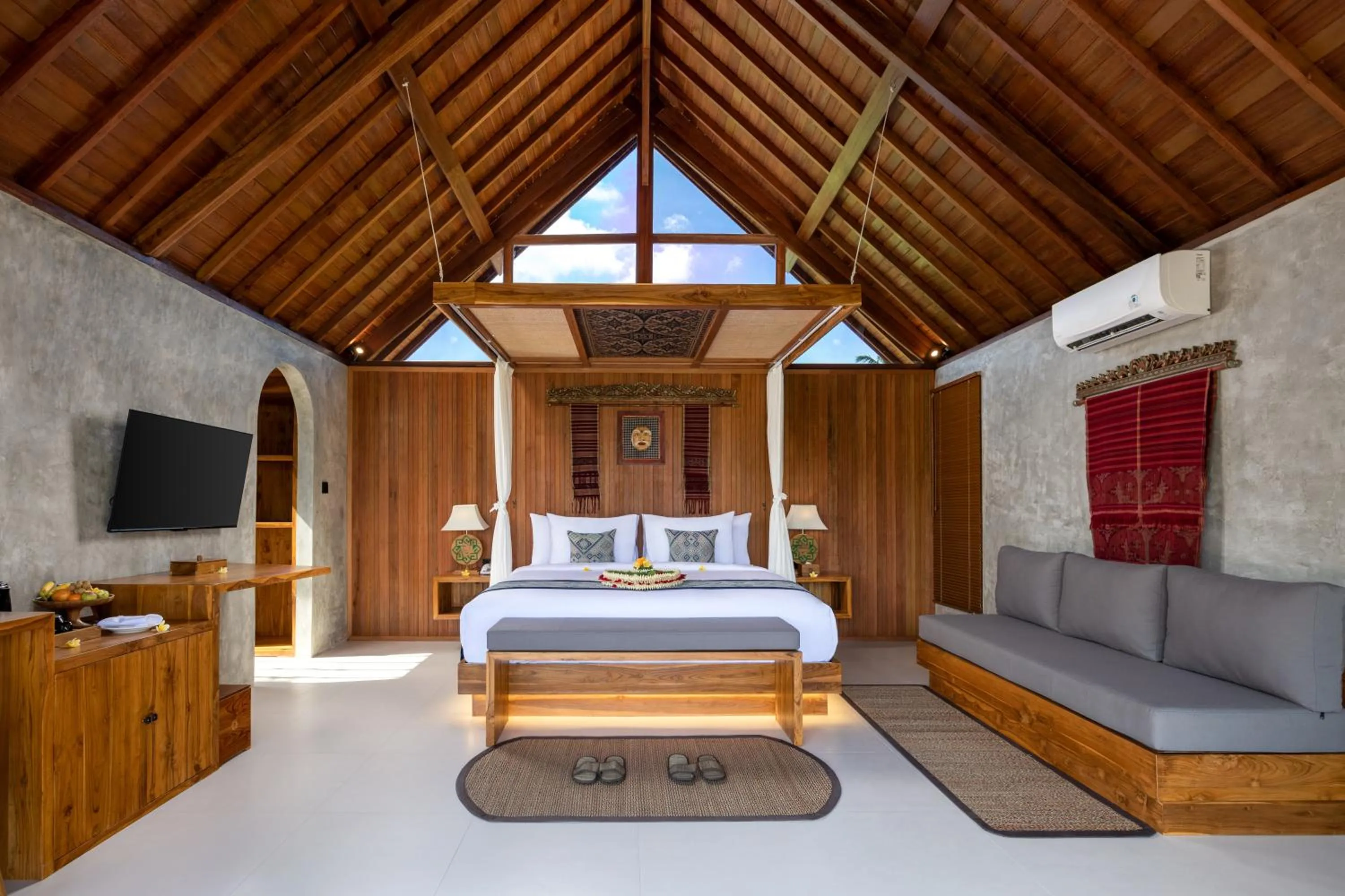 Bed in Lasamana Villas Ubud by GenuineHost