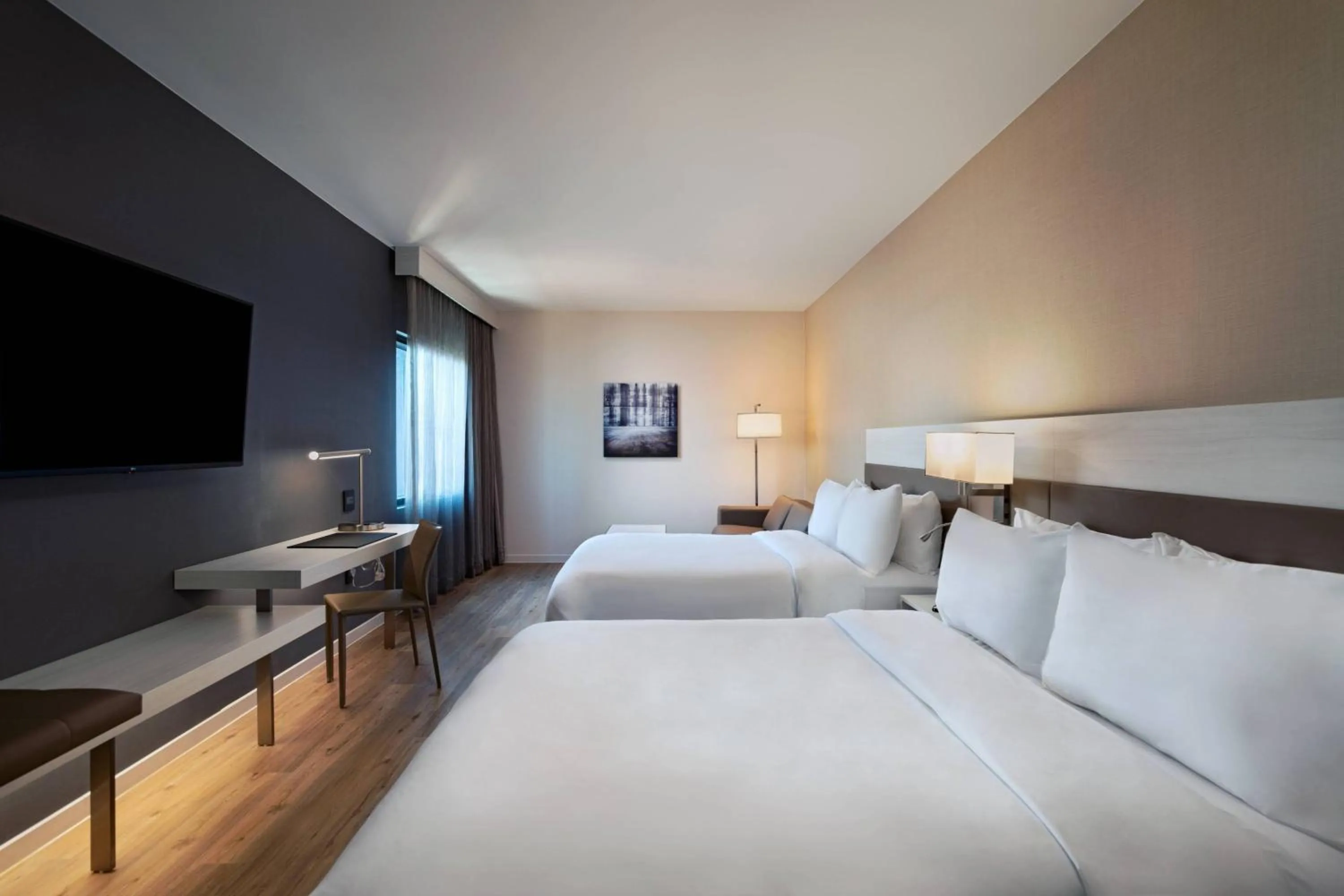 Photo of the whole room, Bed in AC Hotel by Marriott Fort Worth Downtown