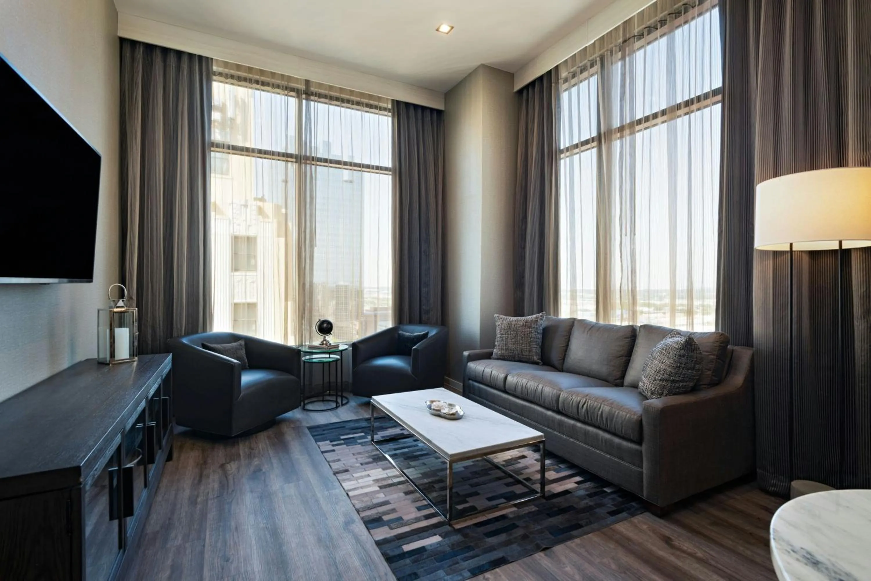 Living room in AC Hotel by Marriott Fort Worth Downtown
