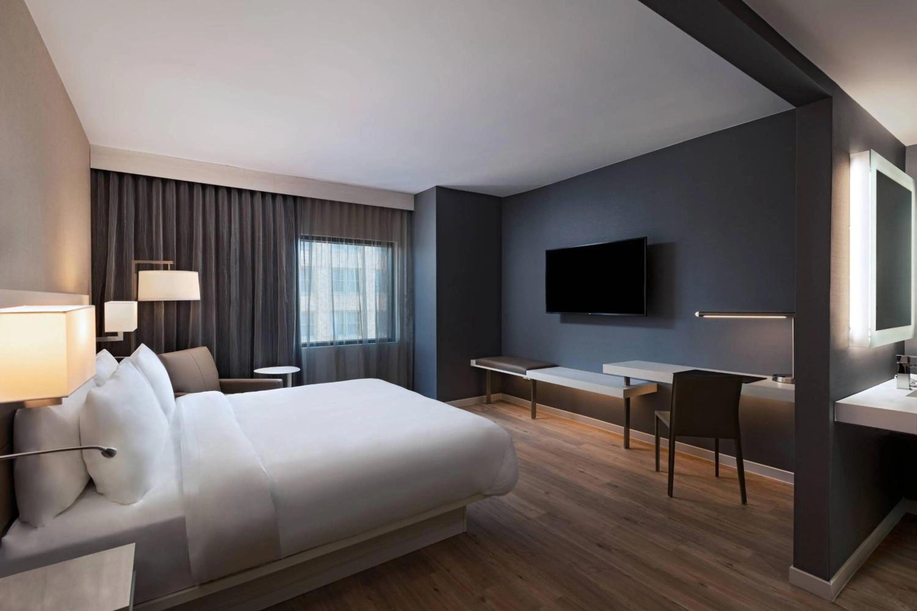 Photo of the whole room, Bed in AC Hotel by Marriott Fort Worth Downtown