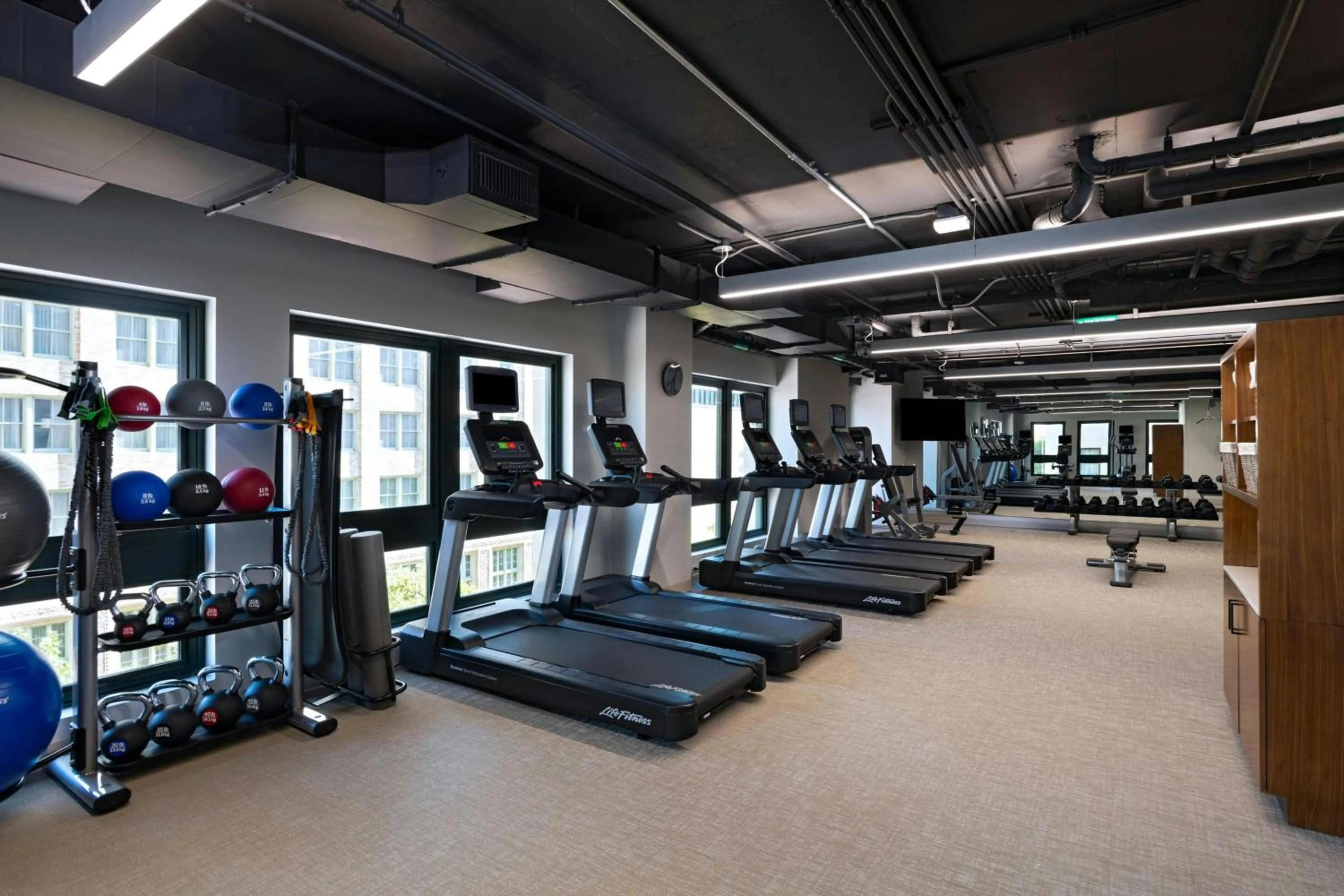 Fitness centre/facilities in AC Hotel by Marriott Fort Worth Downtown