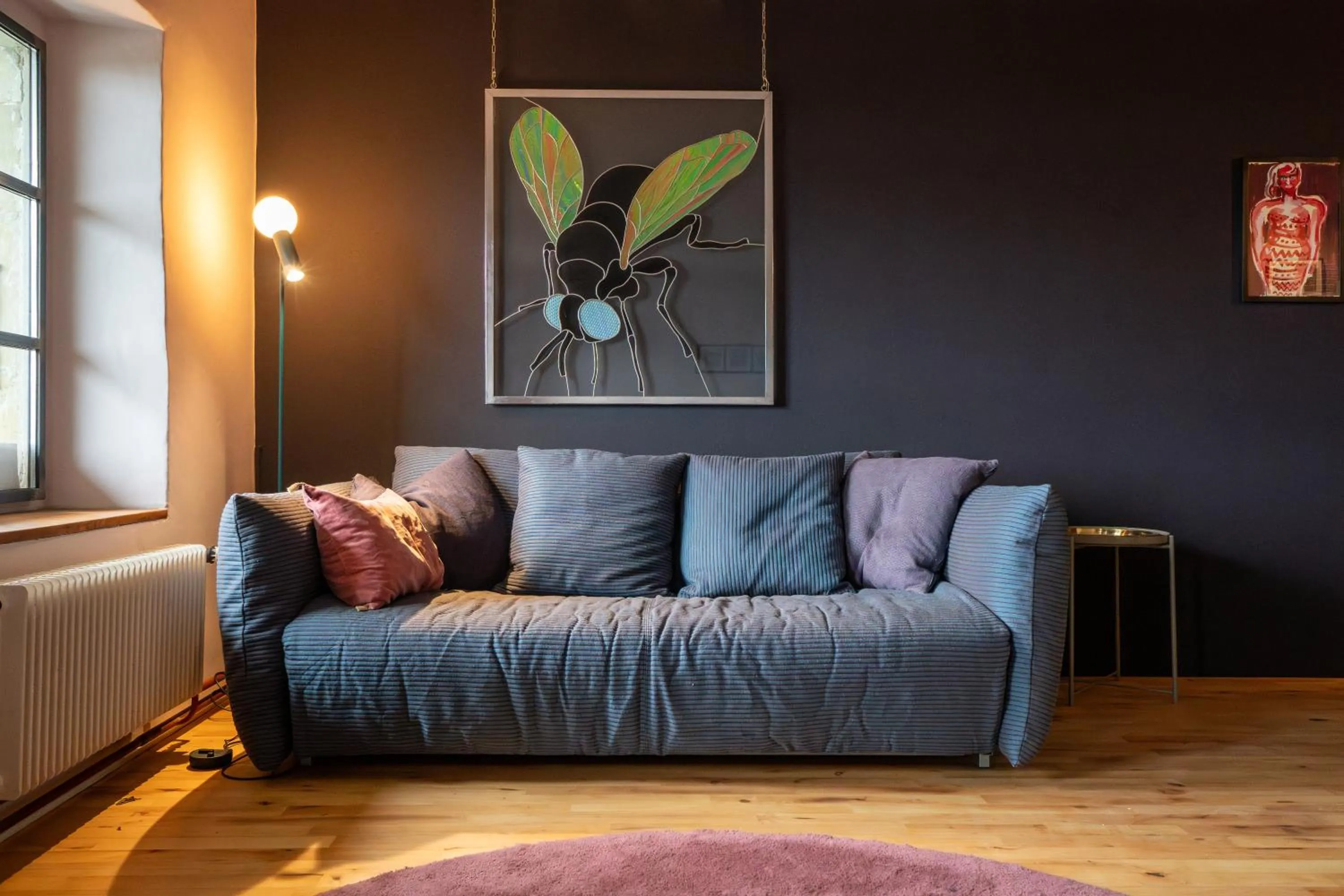 Living room in BnB Belle5