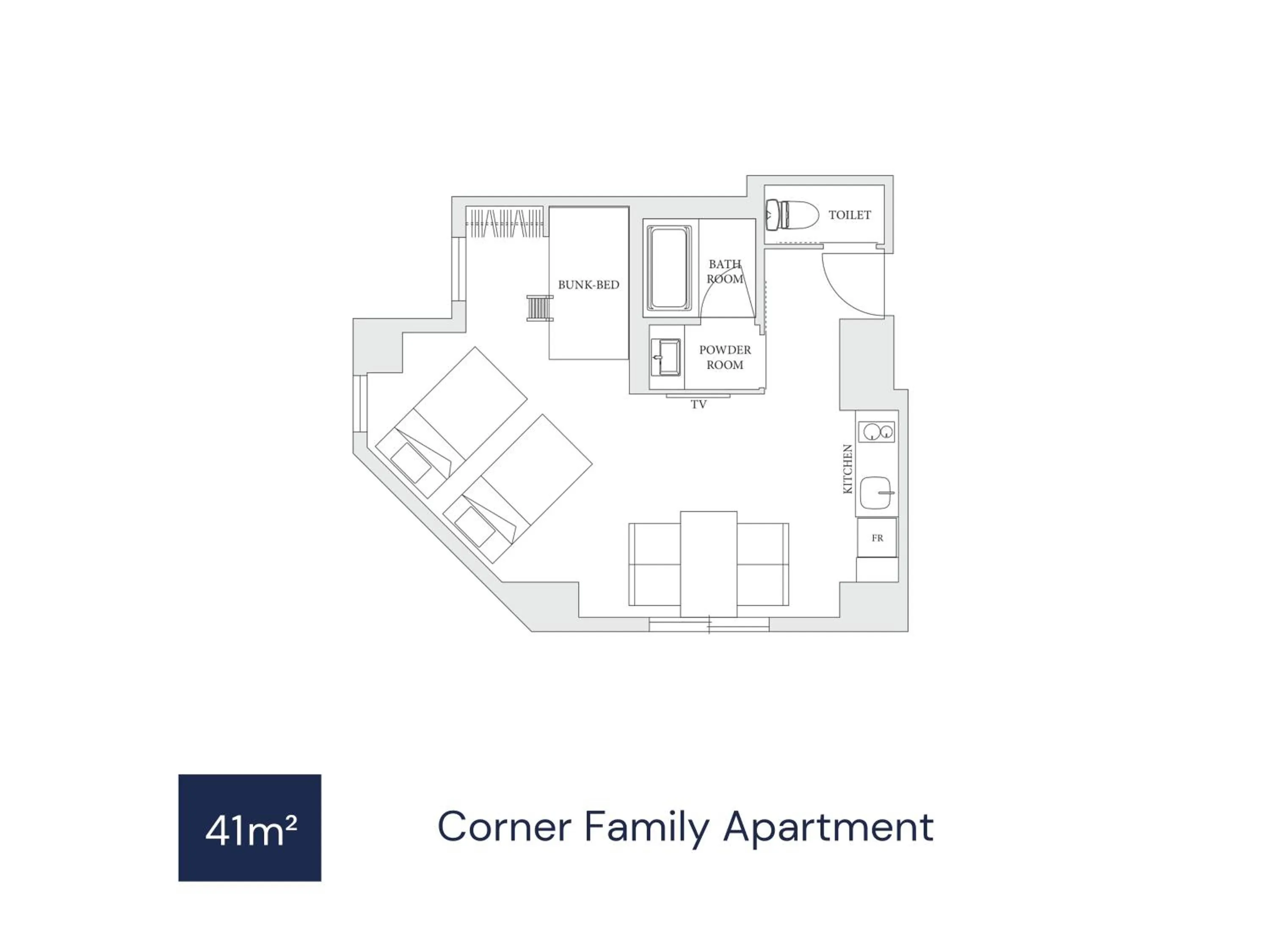 Photo of the whole room in MIMARU Osaka Namba North