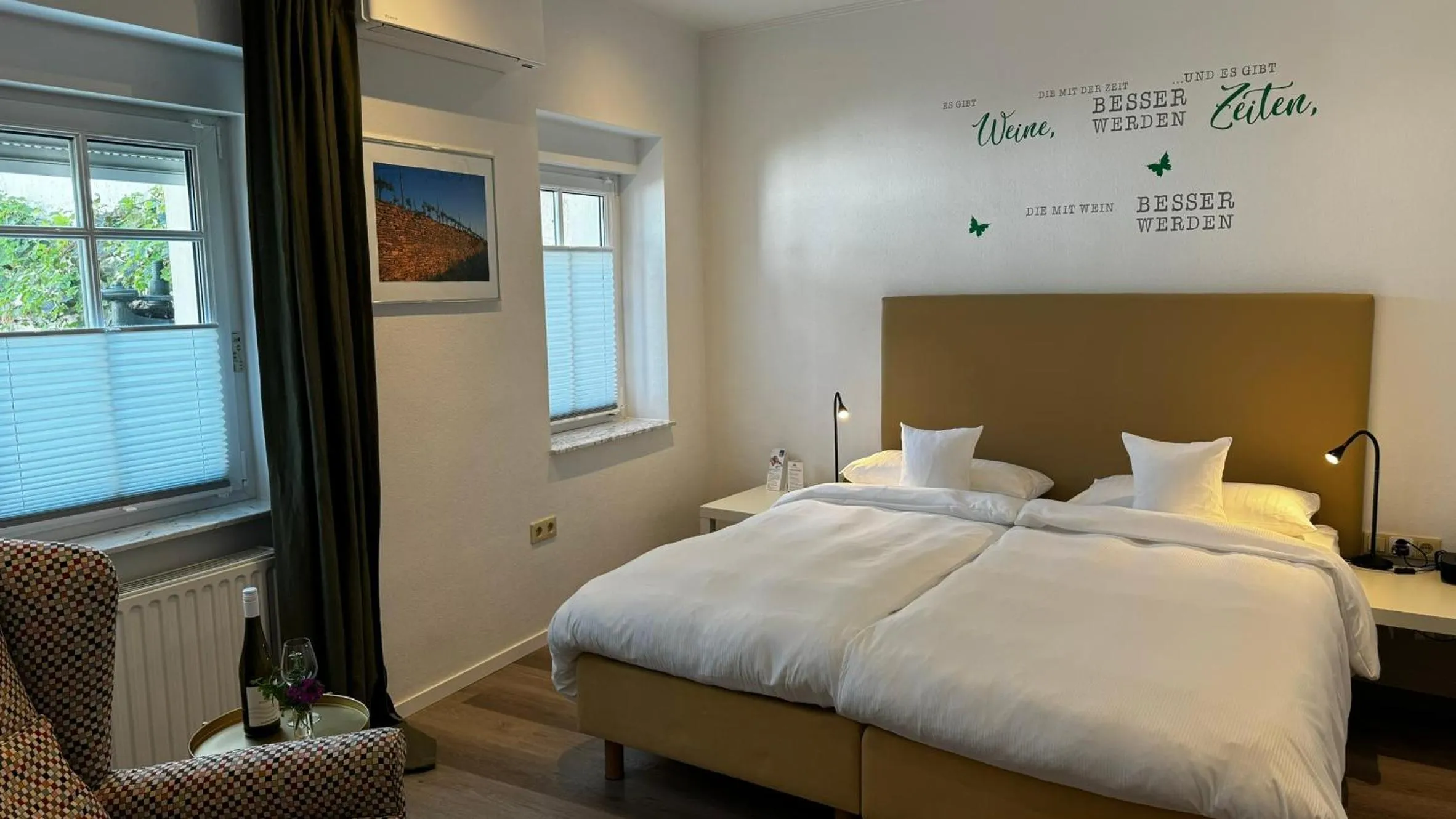 Bed in Rhein-Hotel Nierstein