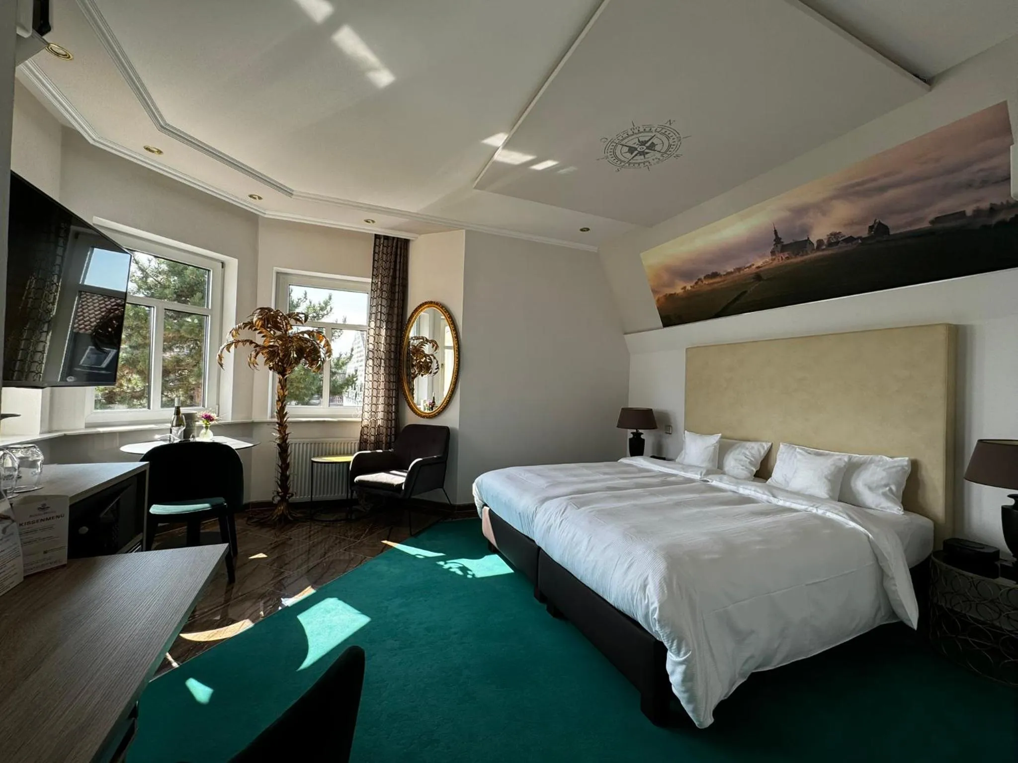 Bed in Rhein-Hotel Nierstein