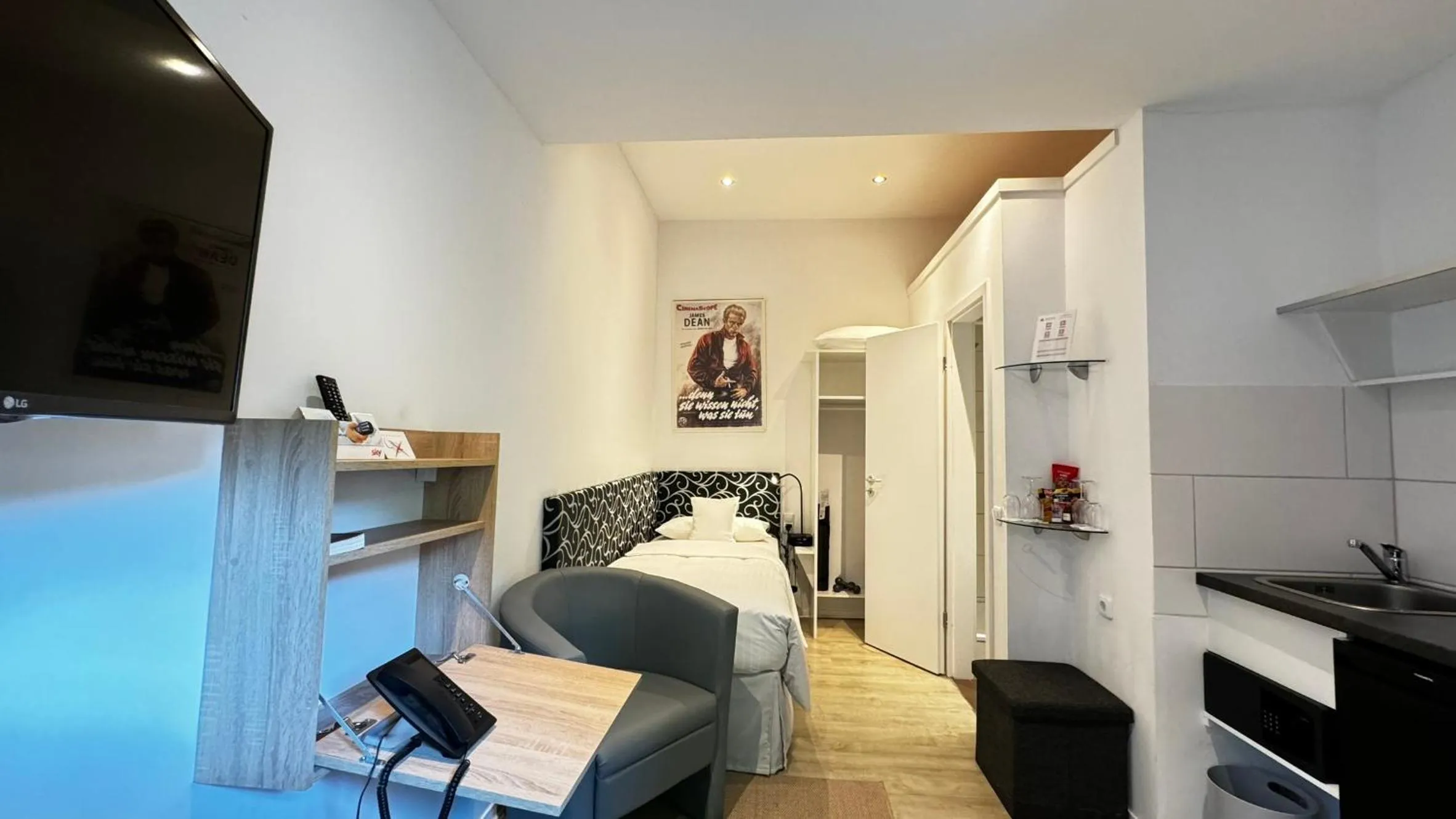 Bed in Rhein-Hotel Nierstein