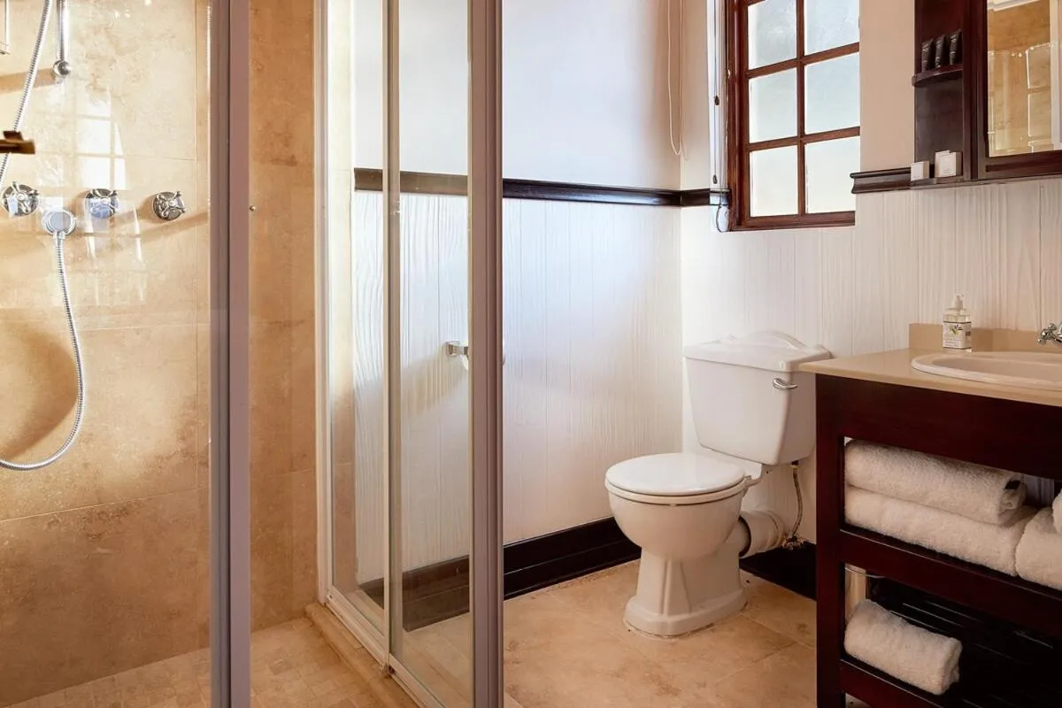 Toilet in Bergview Farm Cottage by First Private Stays