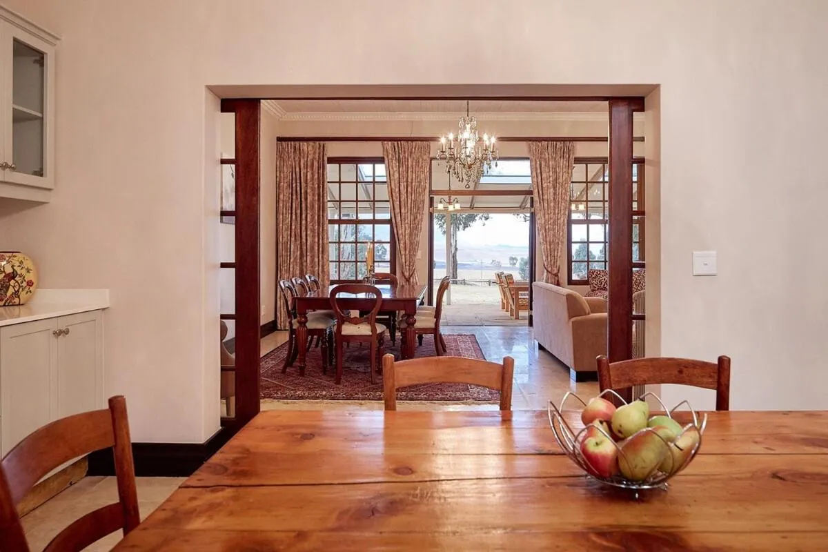 Dining area in Bergview Farm Cottage by First Private Stays