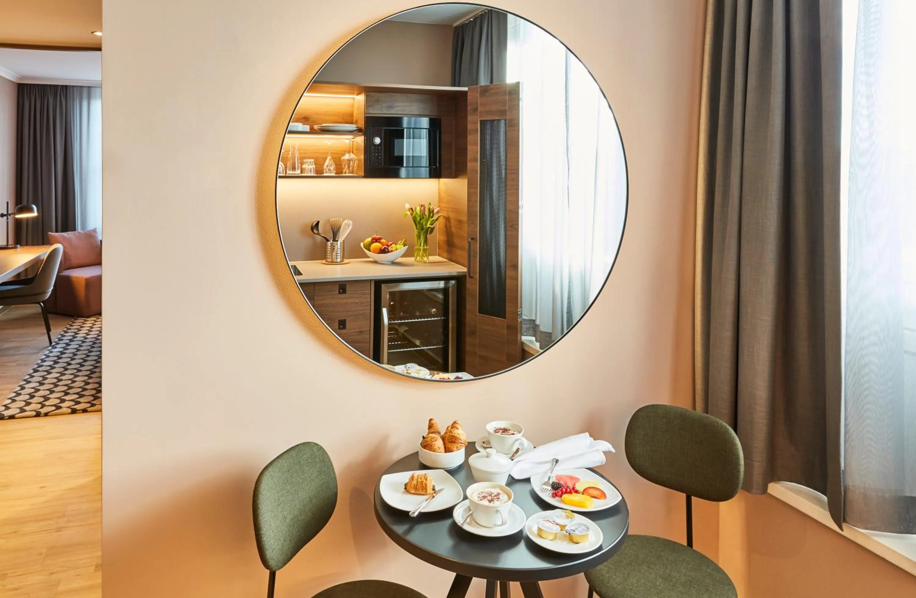 Kitchen or kitchenette in Pullman Stuttgart Fontana