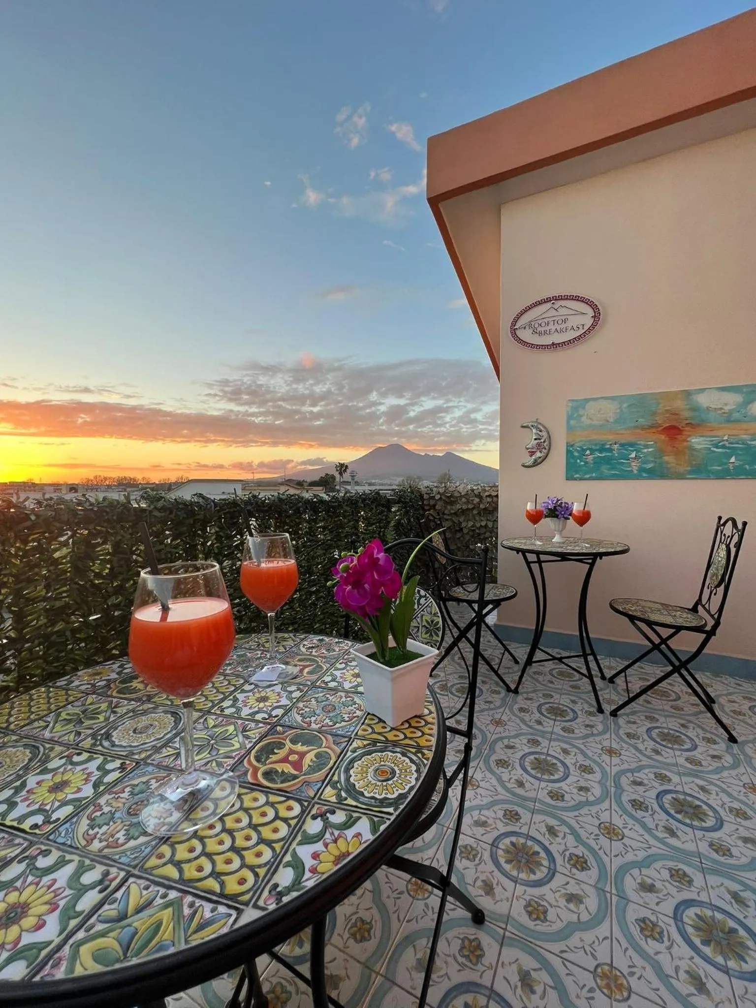 Balcony/Terrace in Il Tempio Di Giove Suite Pompei