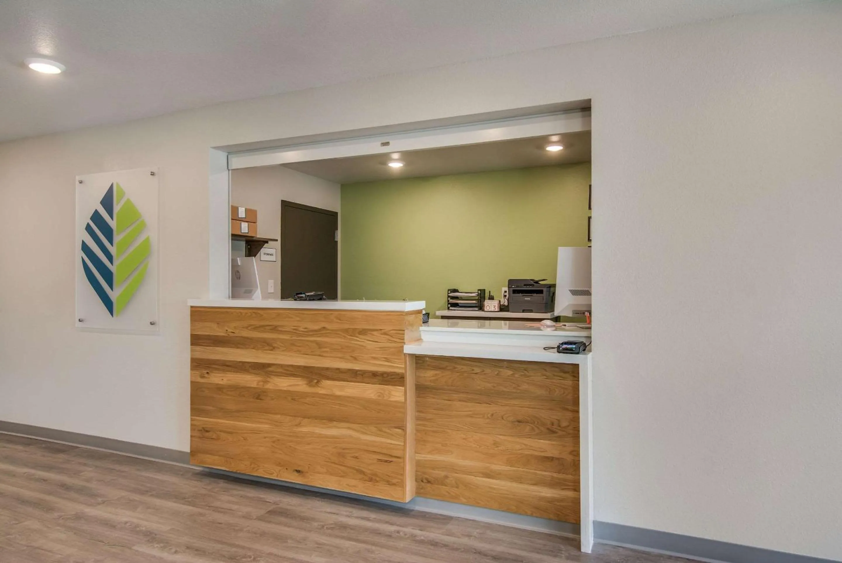 Lobby or reception in WoodSpring Suites Fort Mill