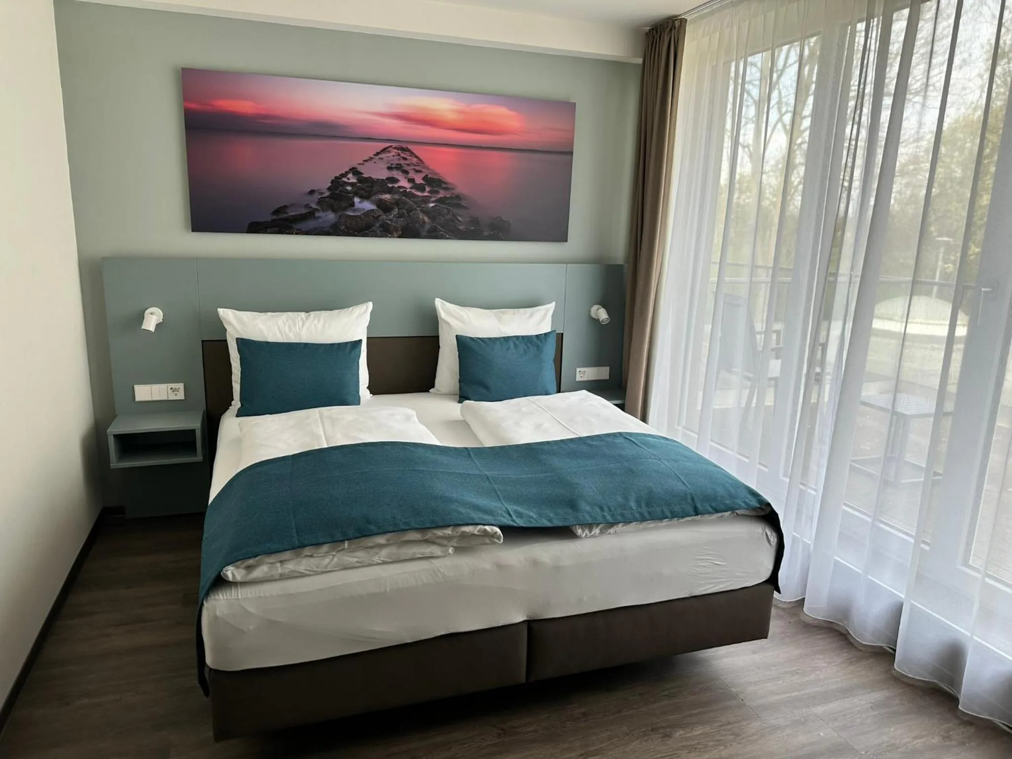 Bed in Hotel Schöne Aussicht