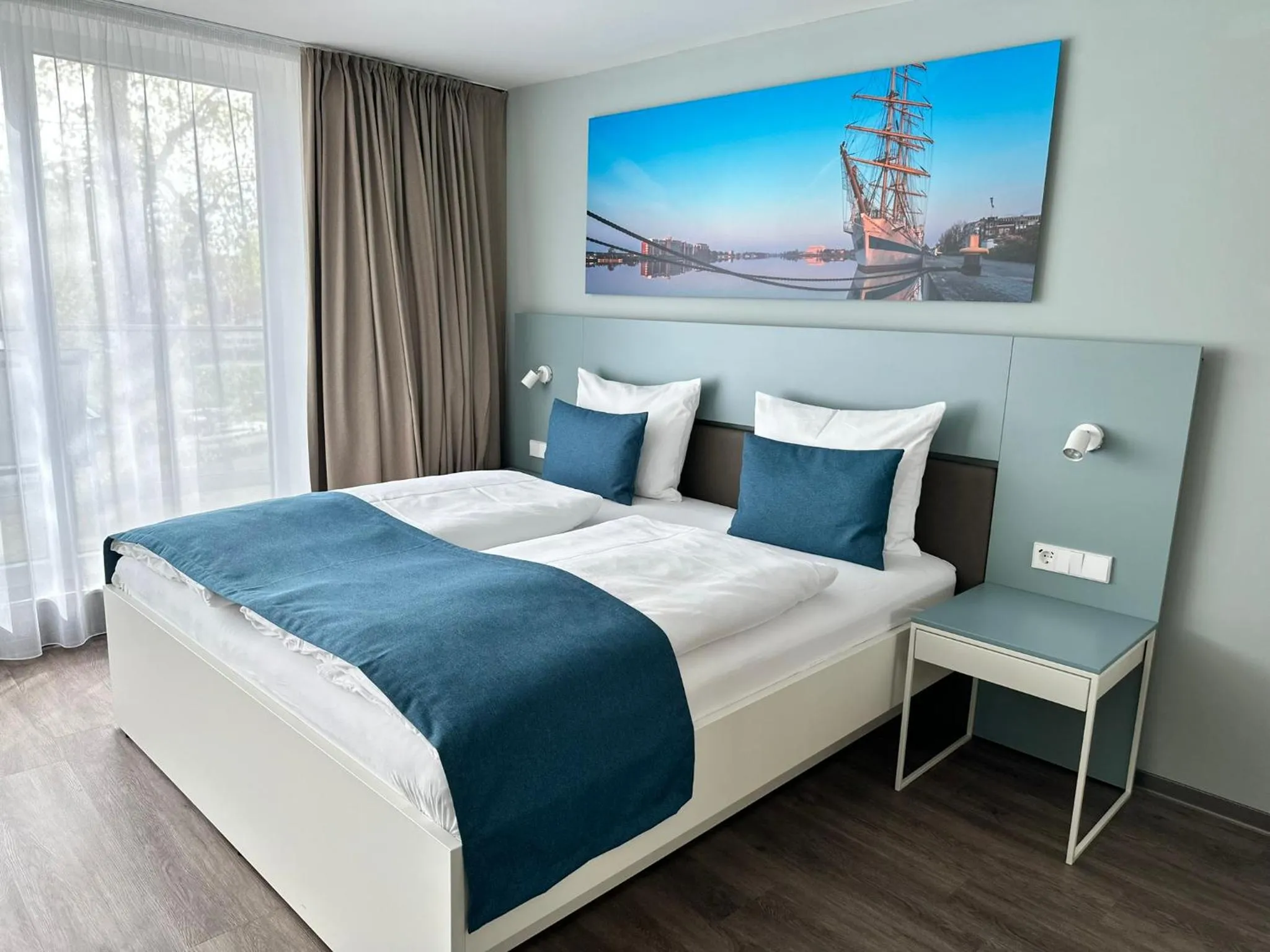 Bed in Hotel Schöne Aussicht