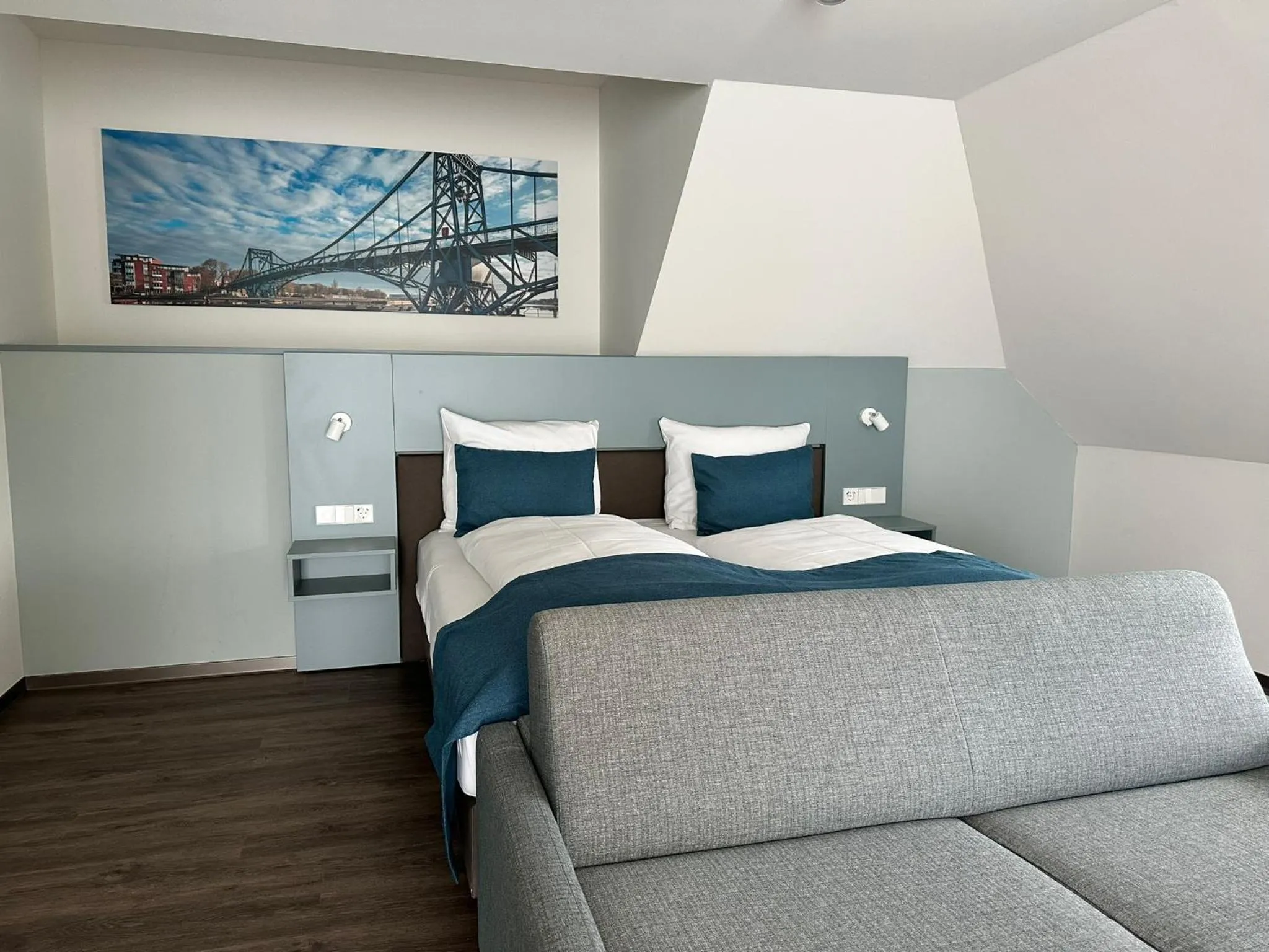 Bed in Hotel Schöne Aussicht