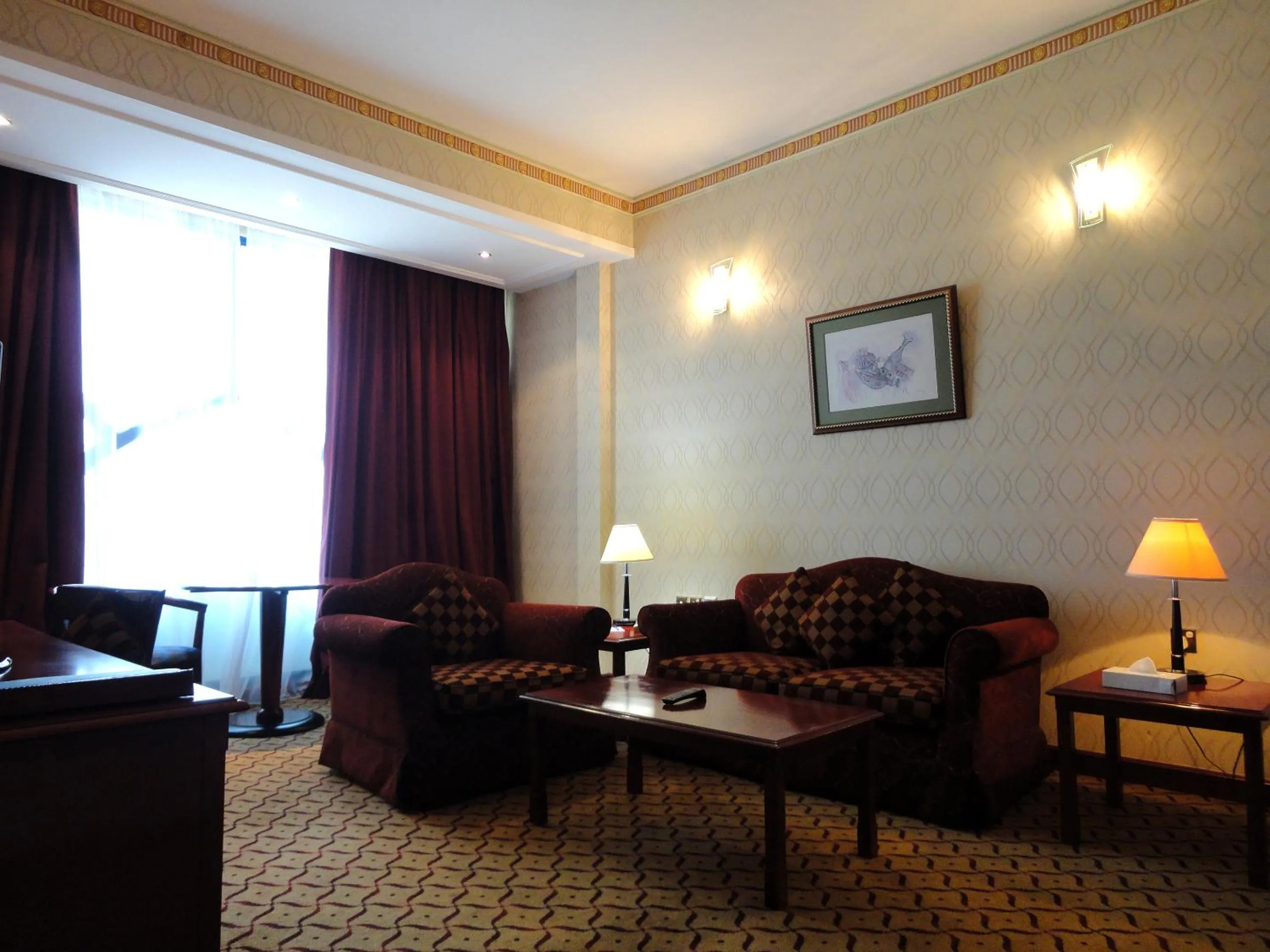 Living room, Lounge/Bar in Beach Bay Hotel Muscat