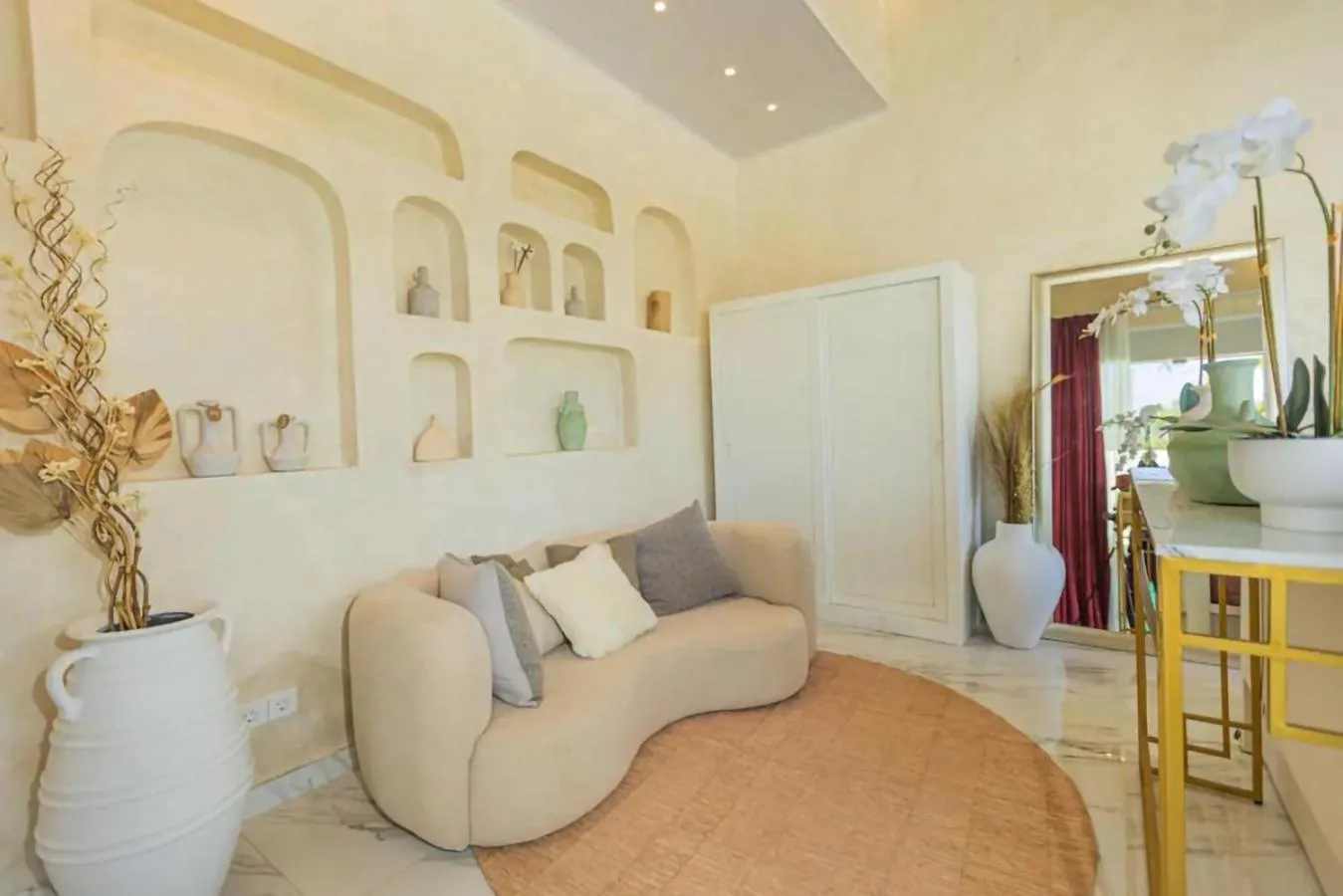 Seating area in Villa Cella Bella Ubud