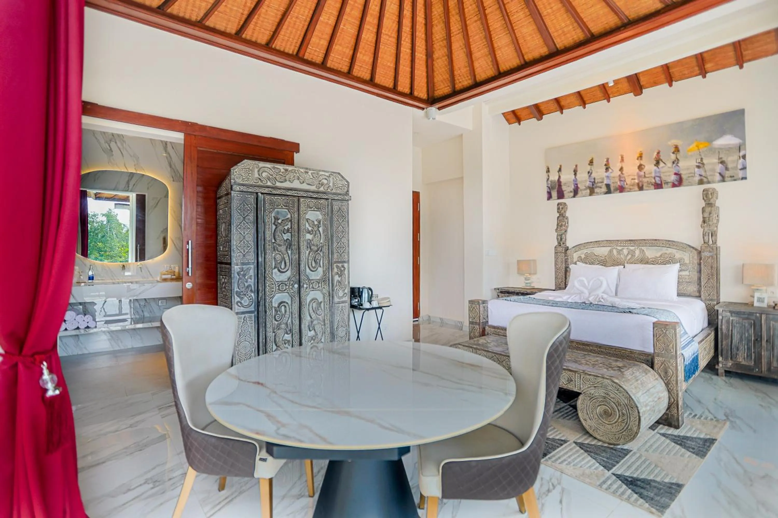 Bed in Villa Cella Bella Ubud