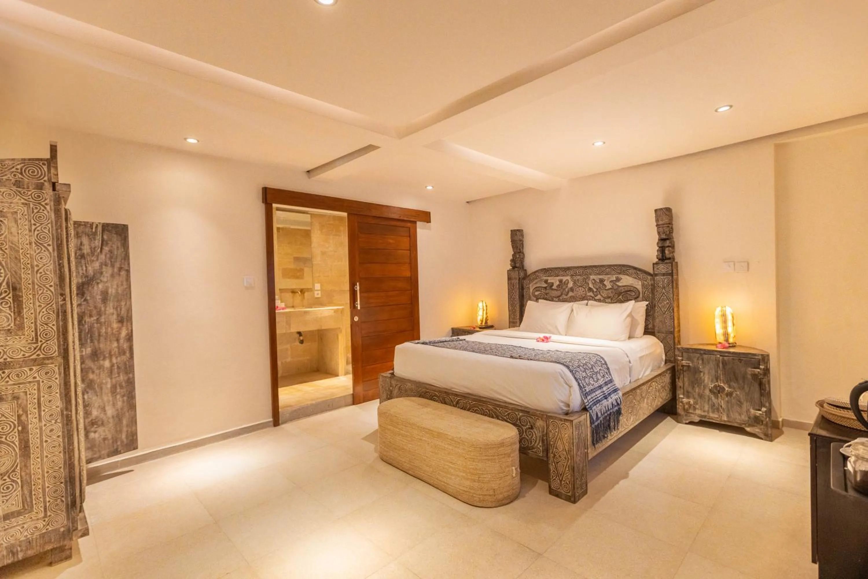 Bed in Villa Cella Bella Ubud