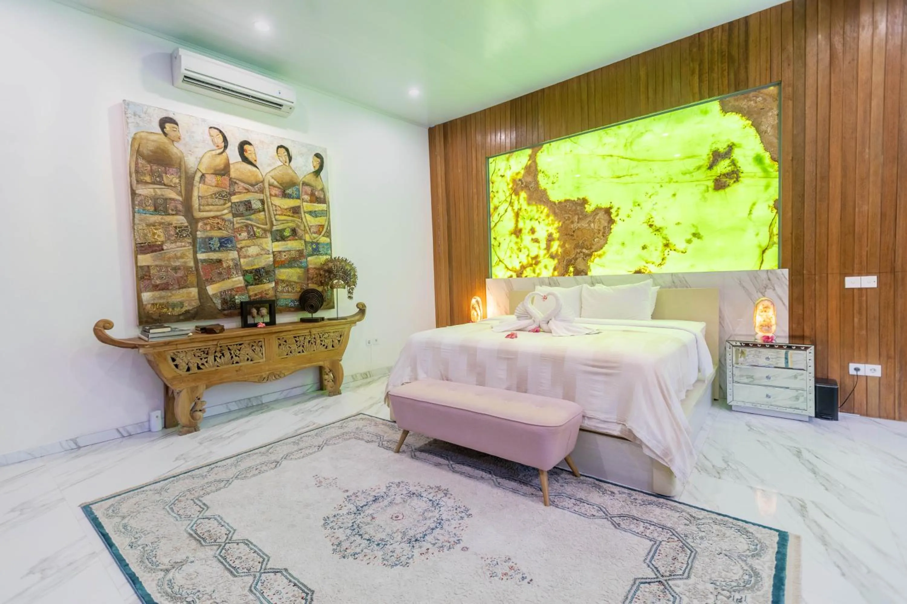 Bed in Villa Cella Bella Ubud