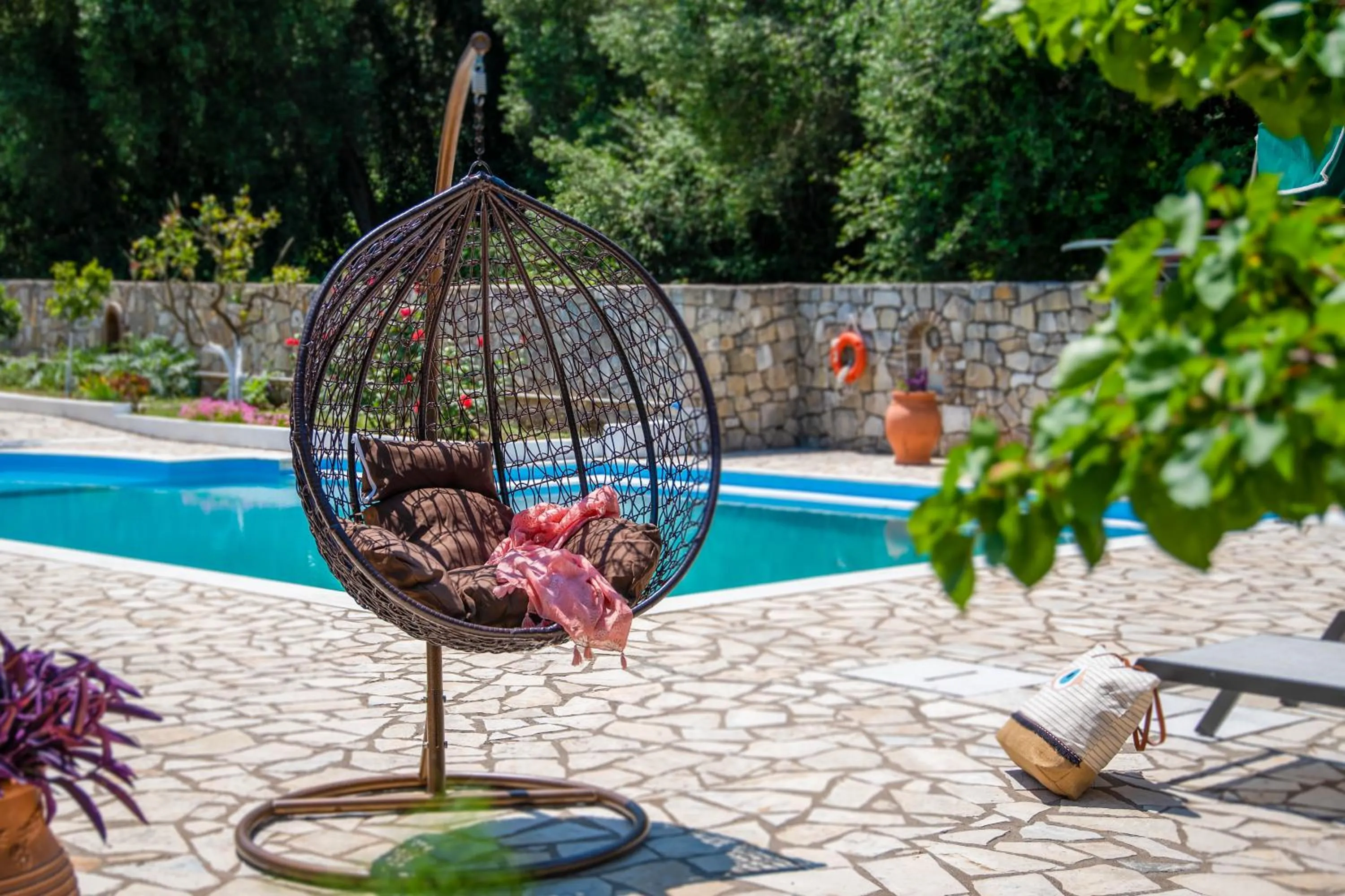 Swimming pool in LIvadi Studios with Pool