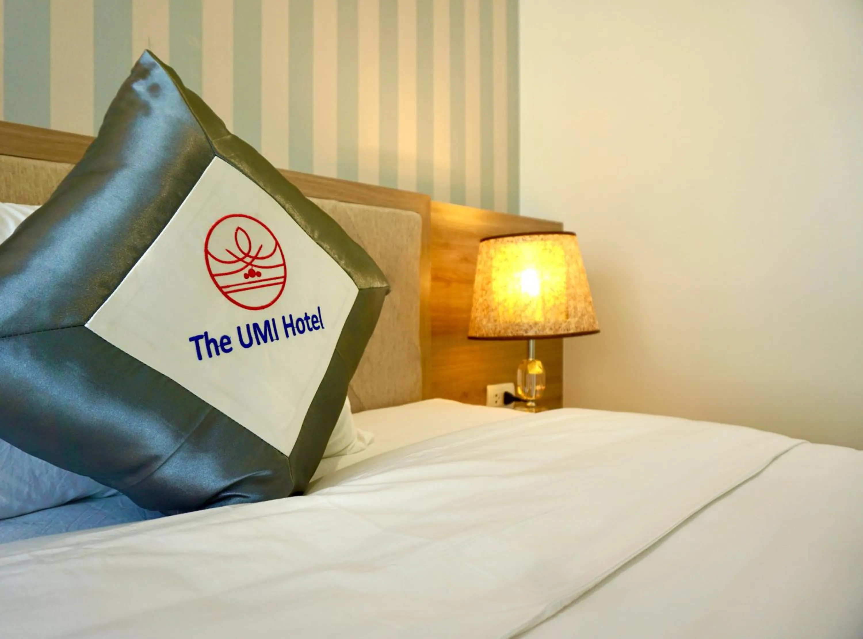 Property logo or sign, Bed in UM-PQ hotel Phú Quốc