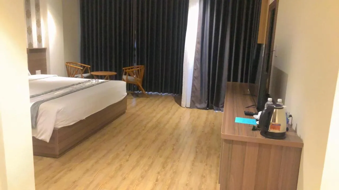 Bed in UM-PQ hotel Phú Quốc