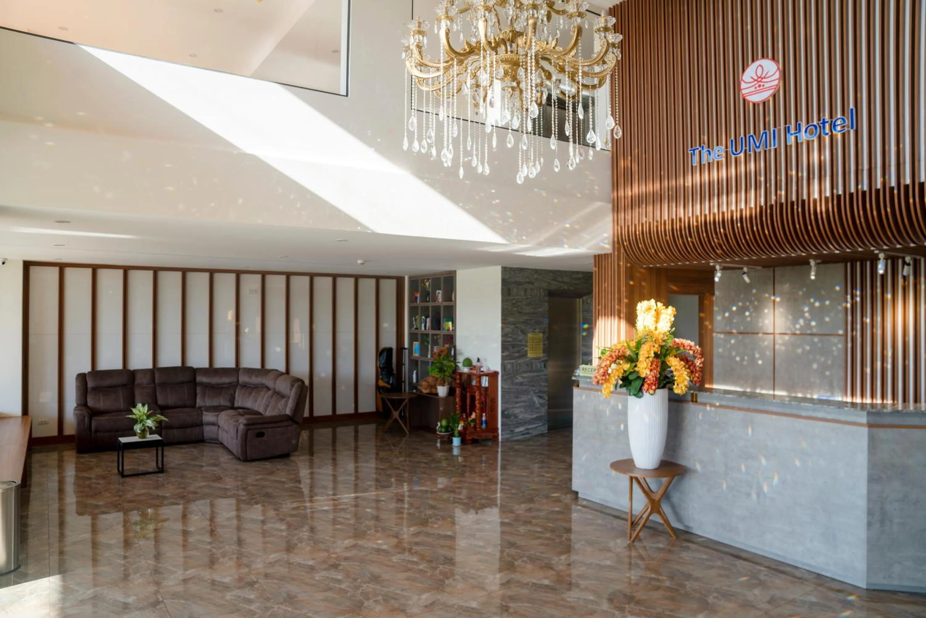 Lobby or reception in UM-PQ hotel Phú Quốc