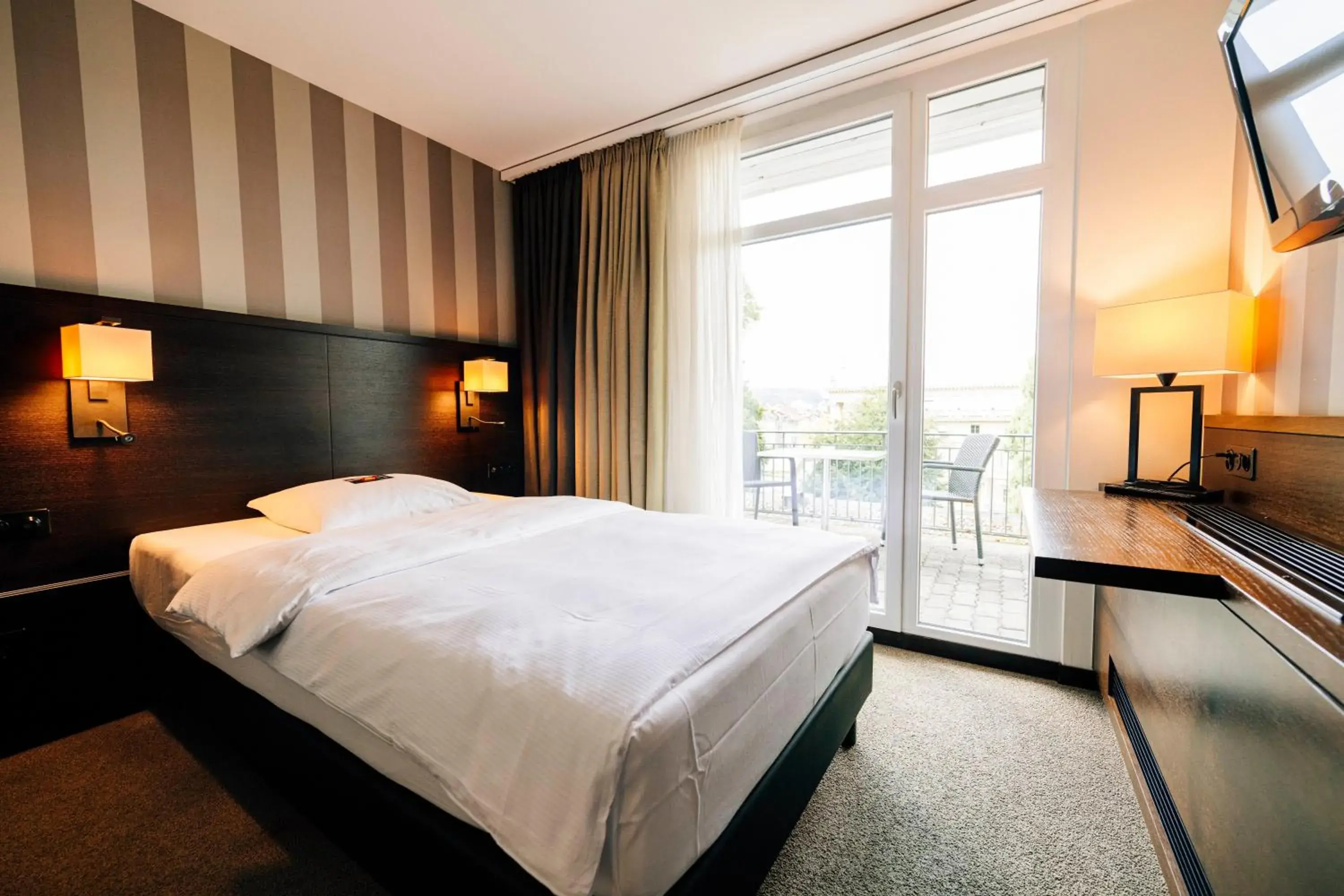 Classic Single Room with Balcony in Park Hotel Winterthur Classic Single Room with Balcony in Park Hotel Winterthur