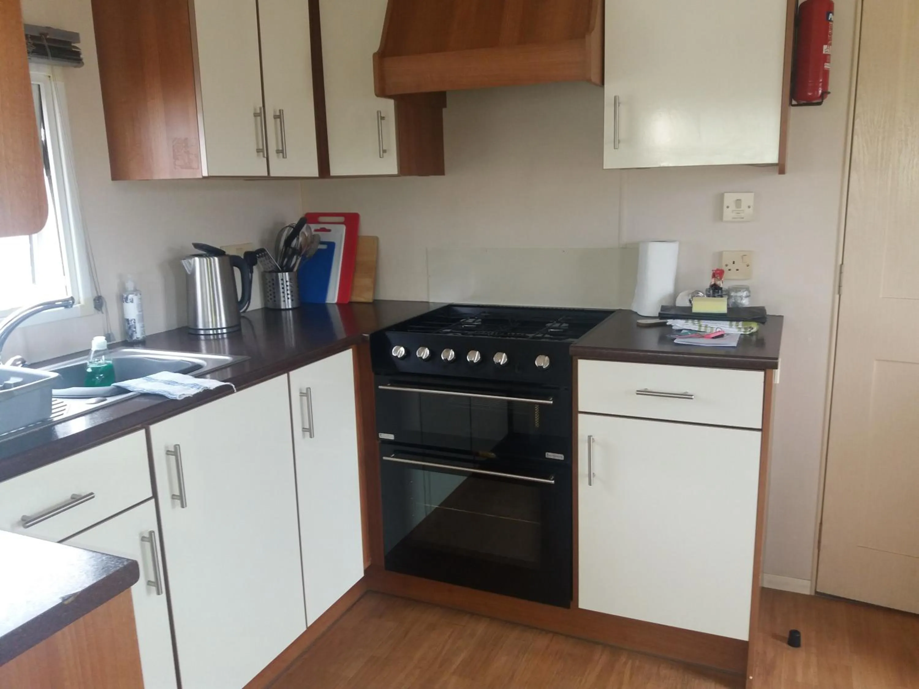 Kitchen or kitchenette in 2013 Willerby Sunset Static Caravan Holiday Home