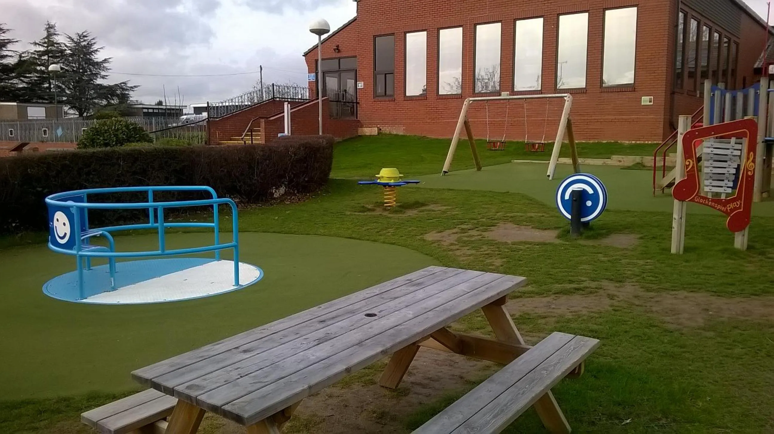 Children play ground in 2013 Willerby Sunset Static Caravan Holiday Home