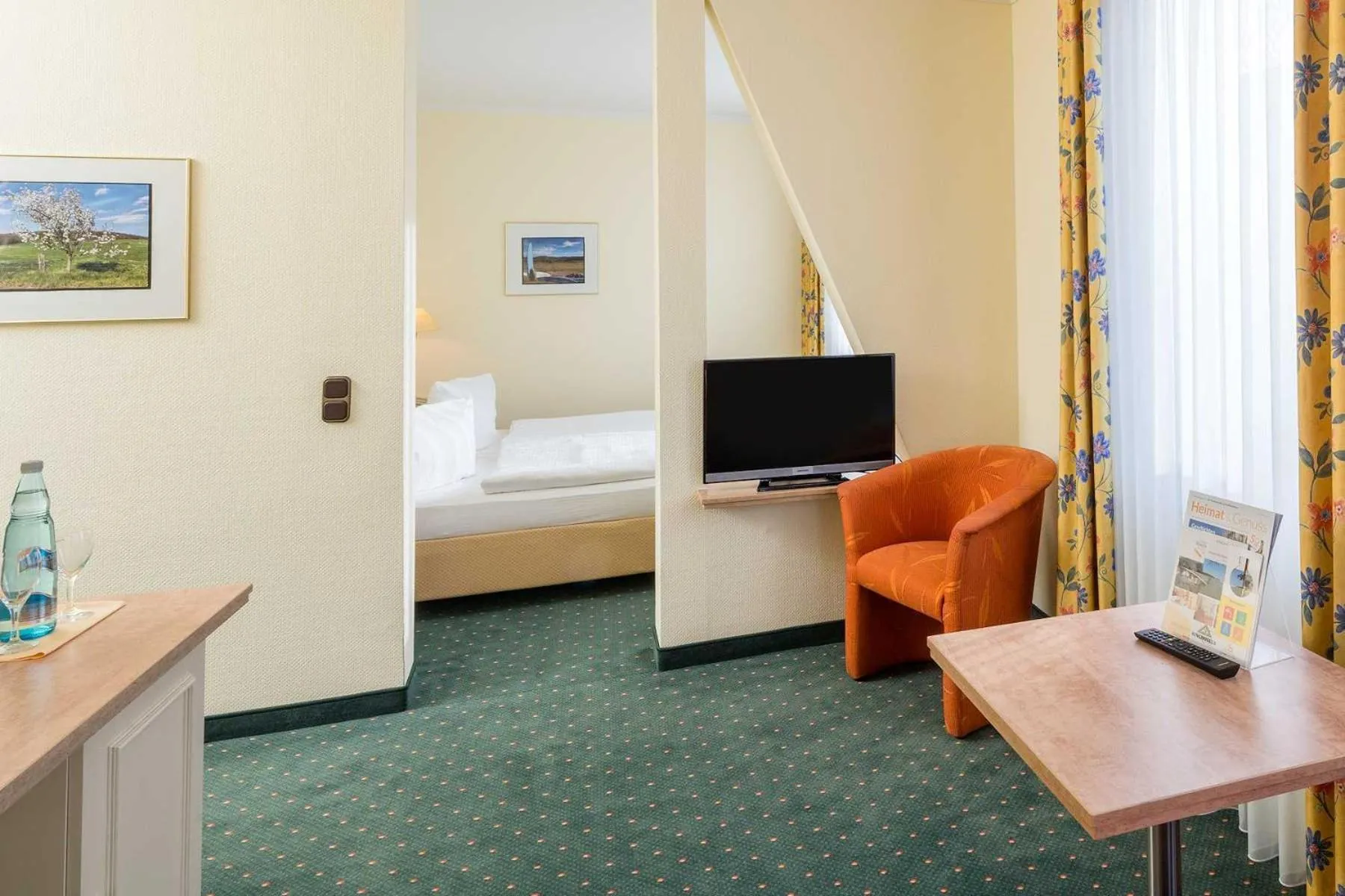 Photo of the whole room, Bed in Ringhotel Roggenland