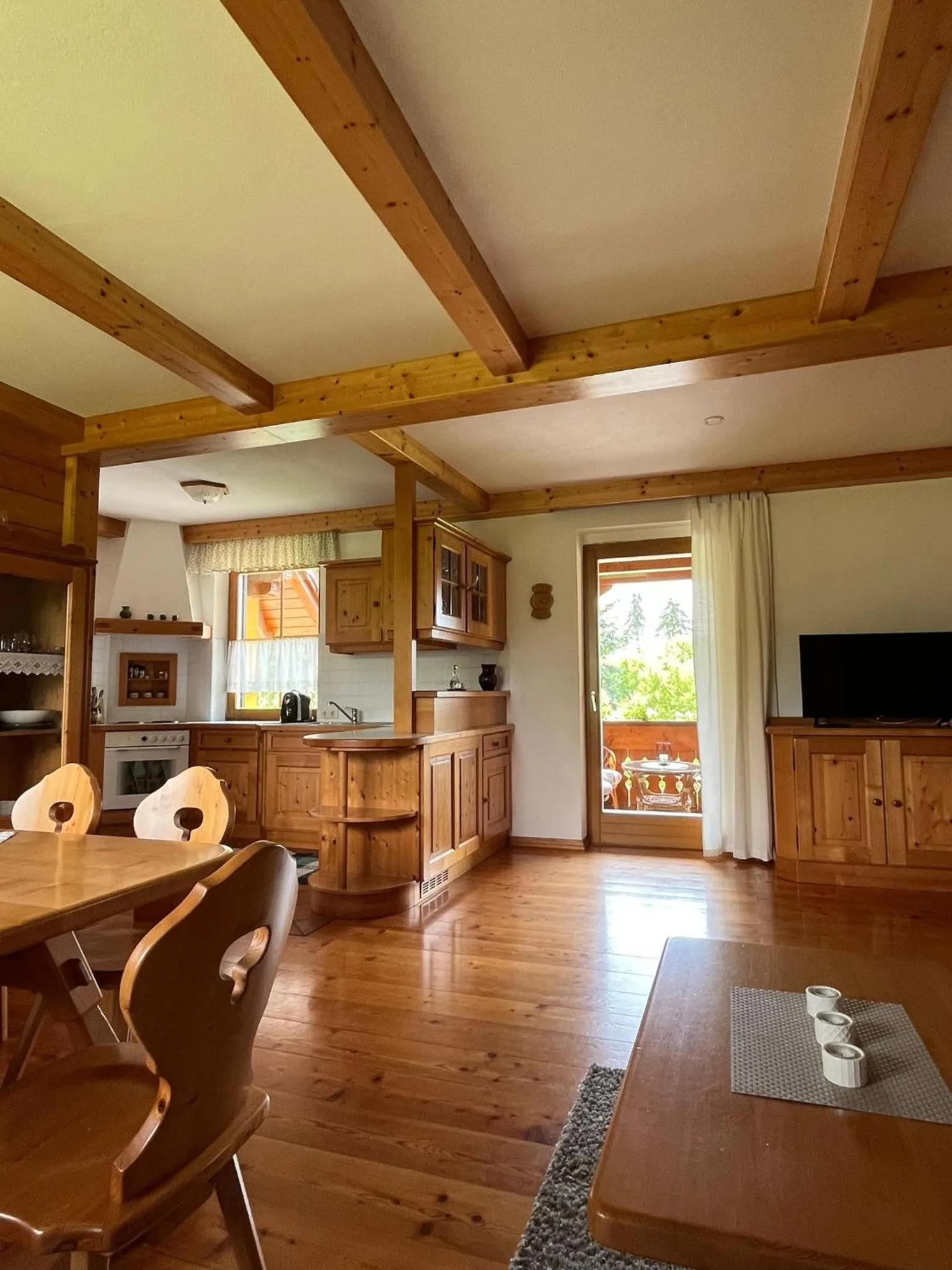 Kitchen or kitchenette in Dachberghof