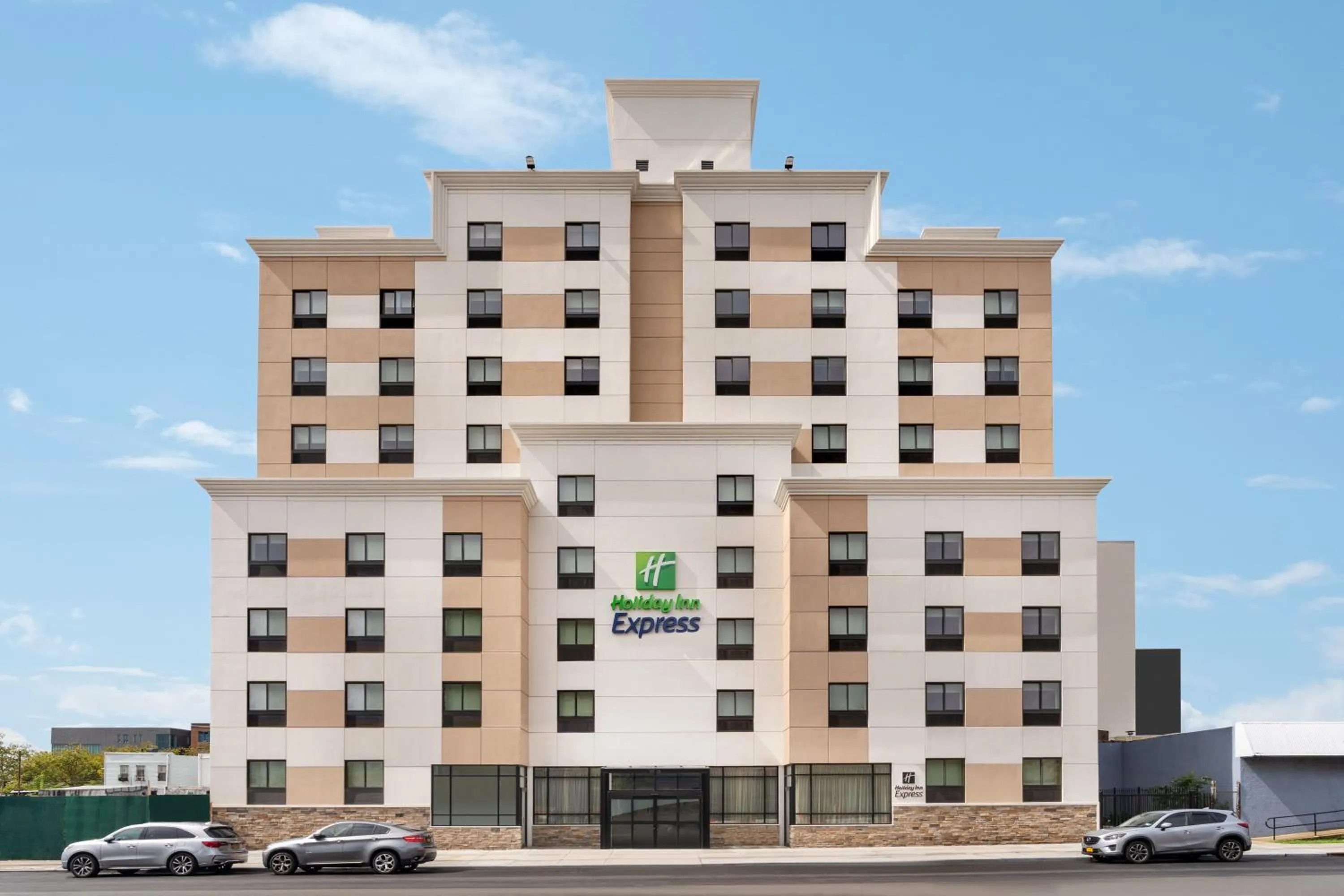 Property building in Holiday Inn Express - Jamaica - JFK AirTrain - NYC by IHG