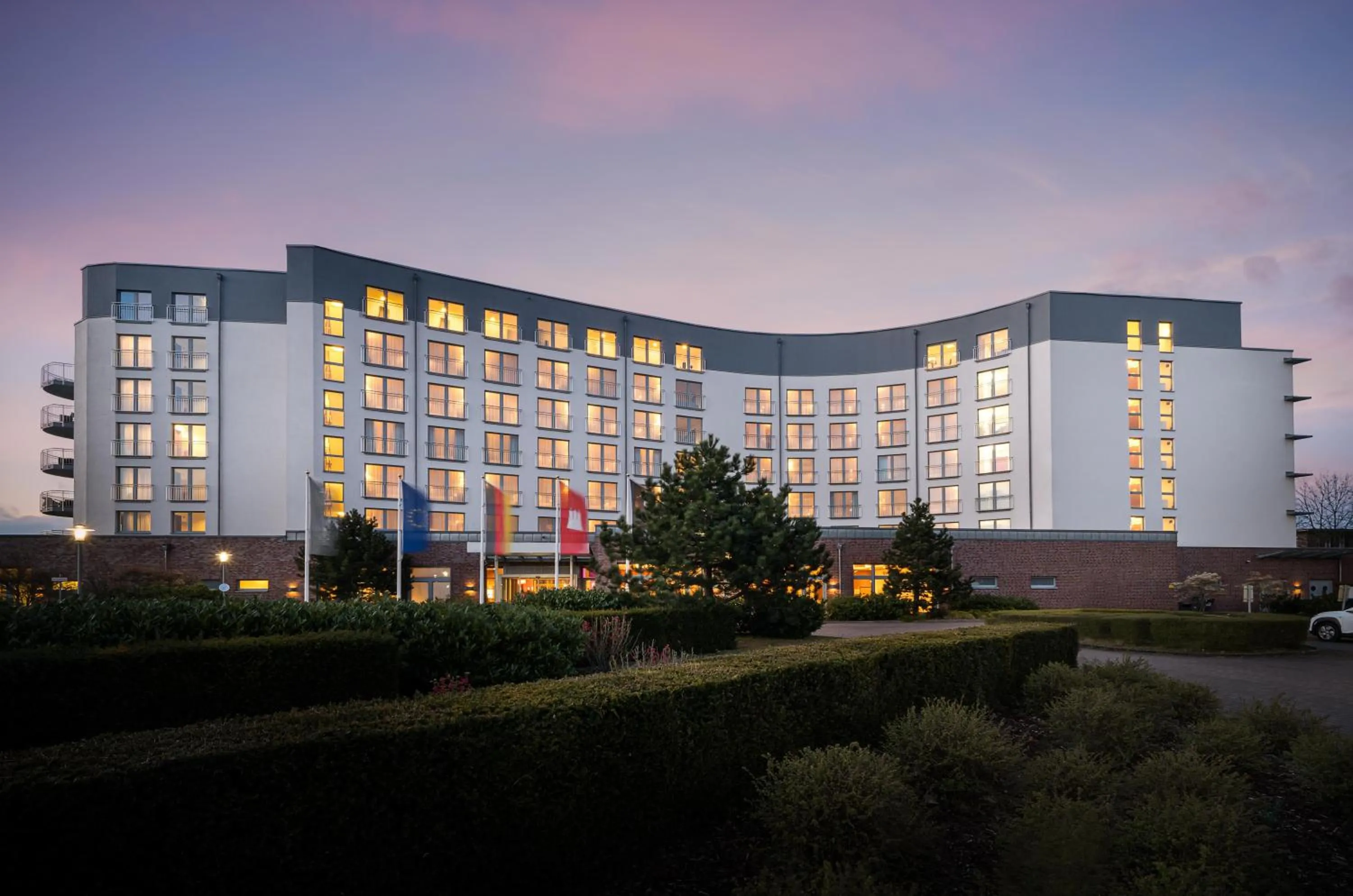 Property building in elaya hotel hamburg finkenwerder