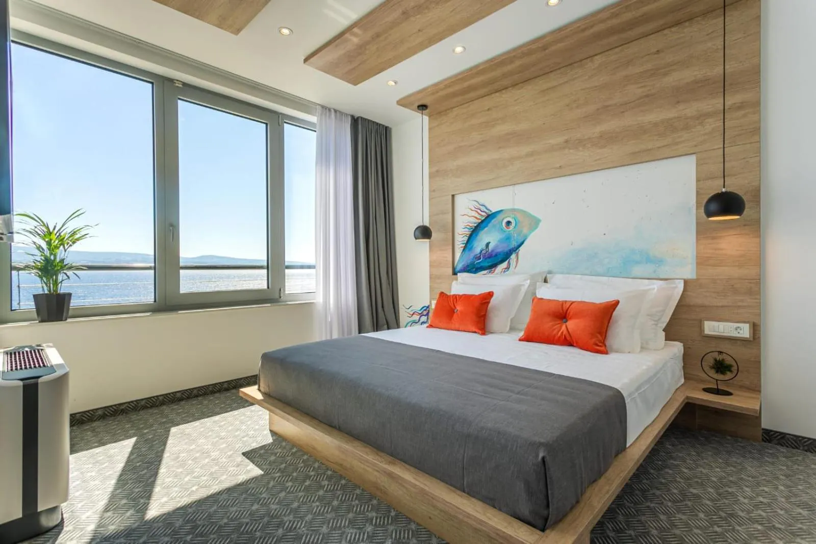 Bed in Hotel Saint Hildegard